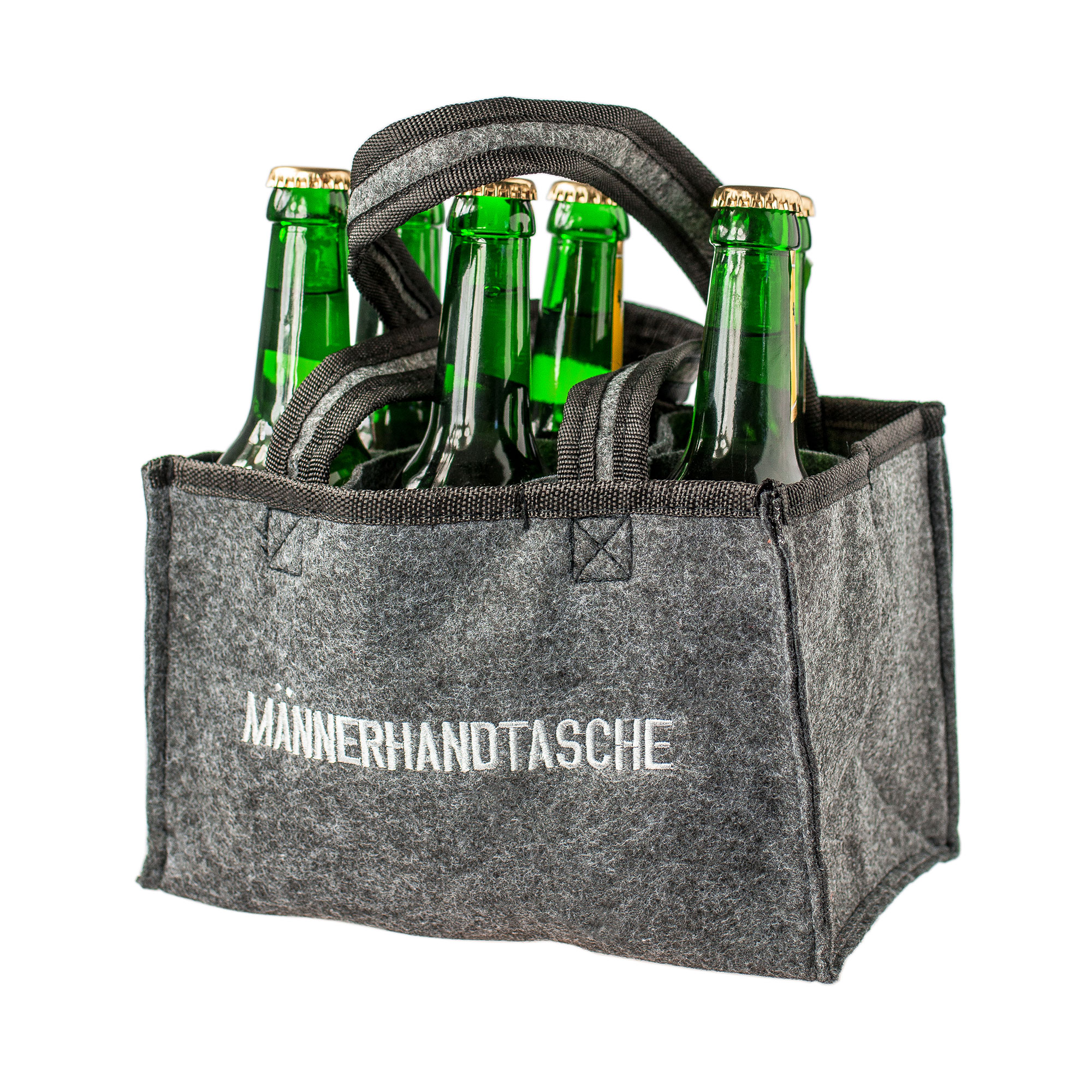 Männerhandtasche für Bier
