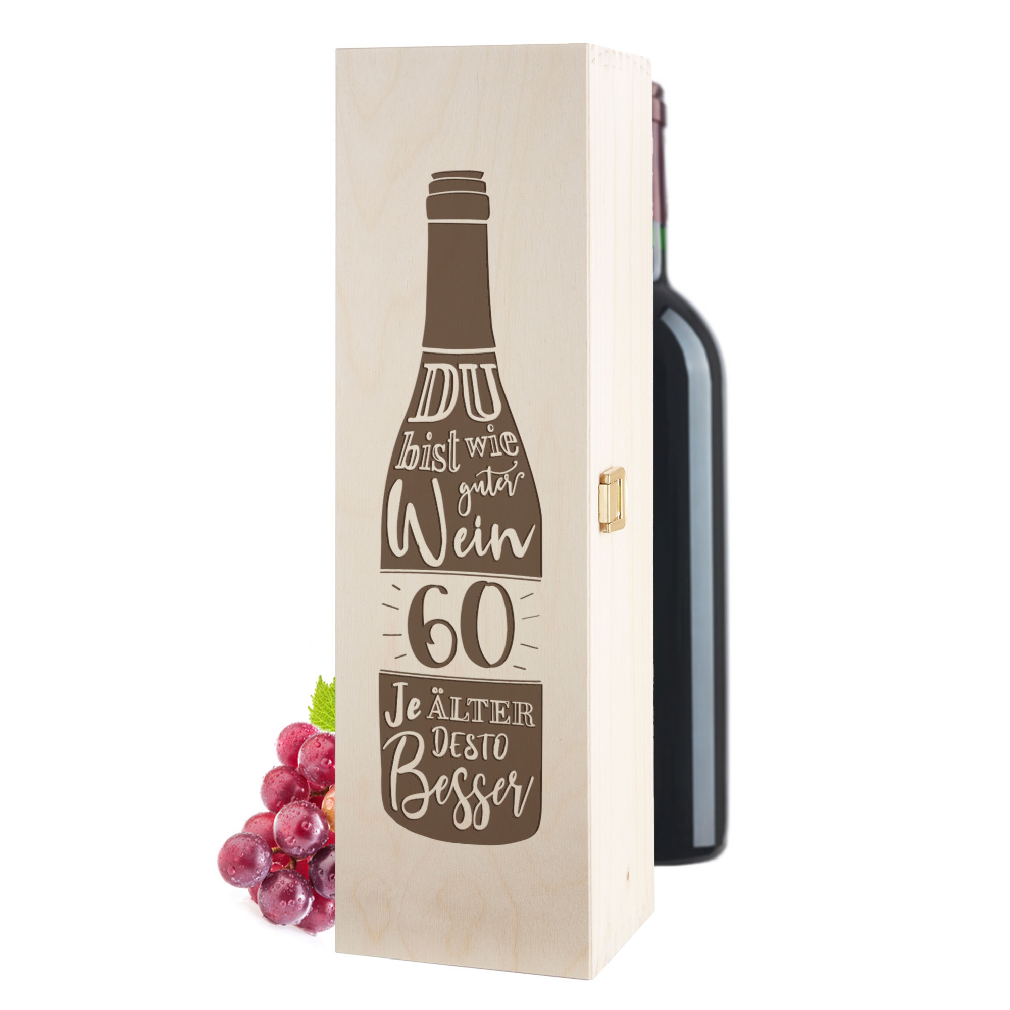 Weinkiste zum 60. Geburtstag