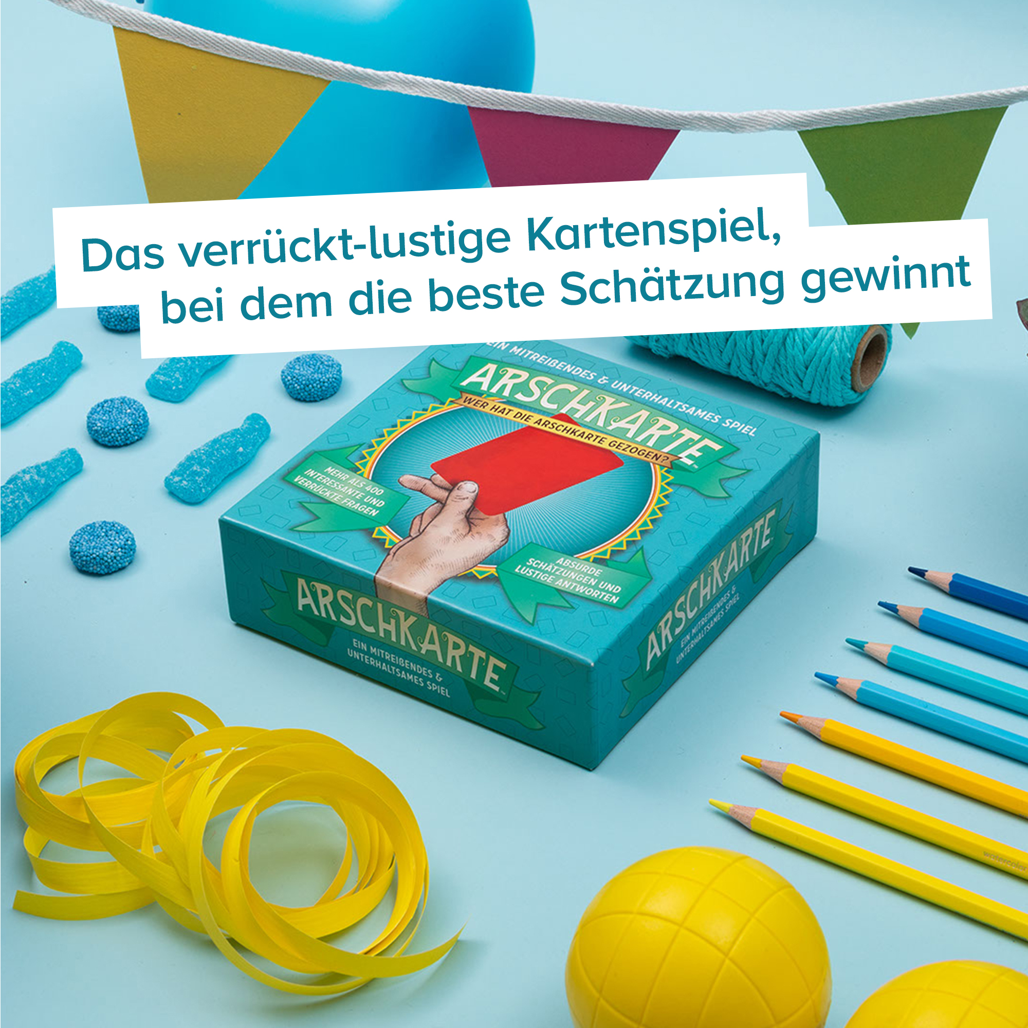 Arschkarte Spiel - Lustige Schätzfragen