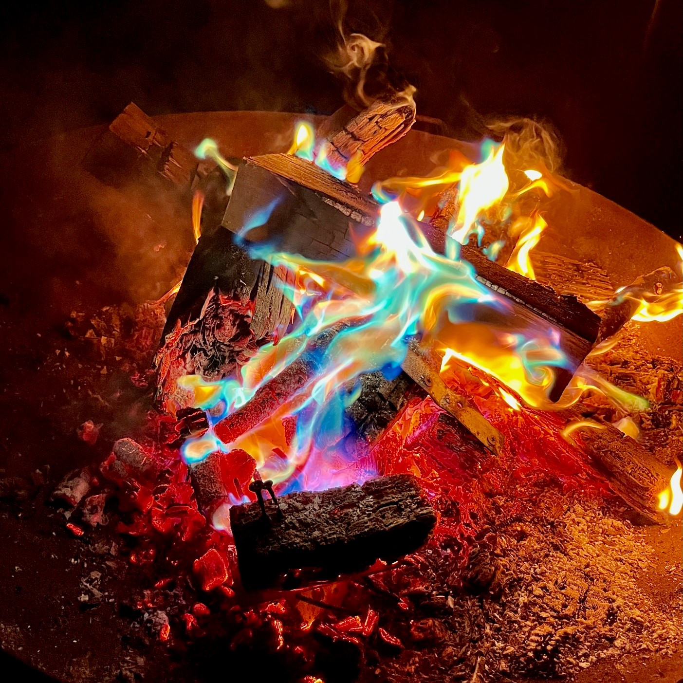 Magic Fire zur Flammenfärbung