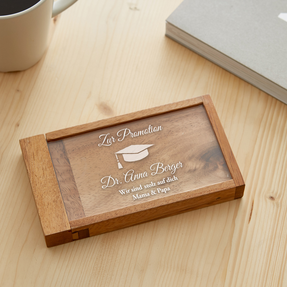 Geldgeschenkbox zur Promotion - Personalisiert