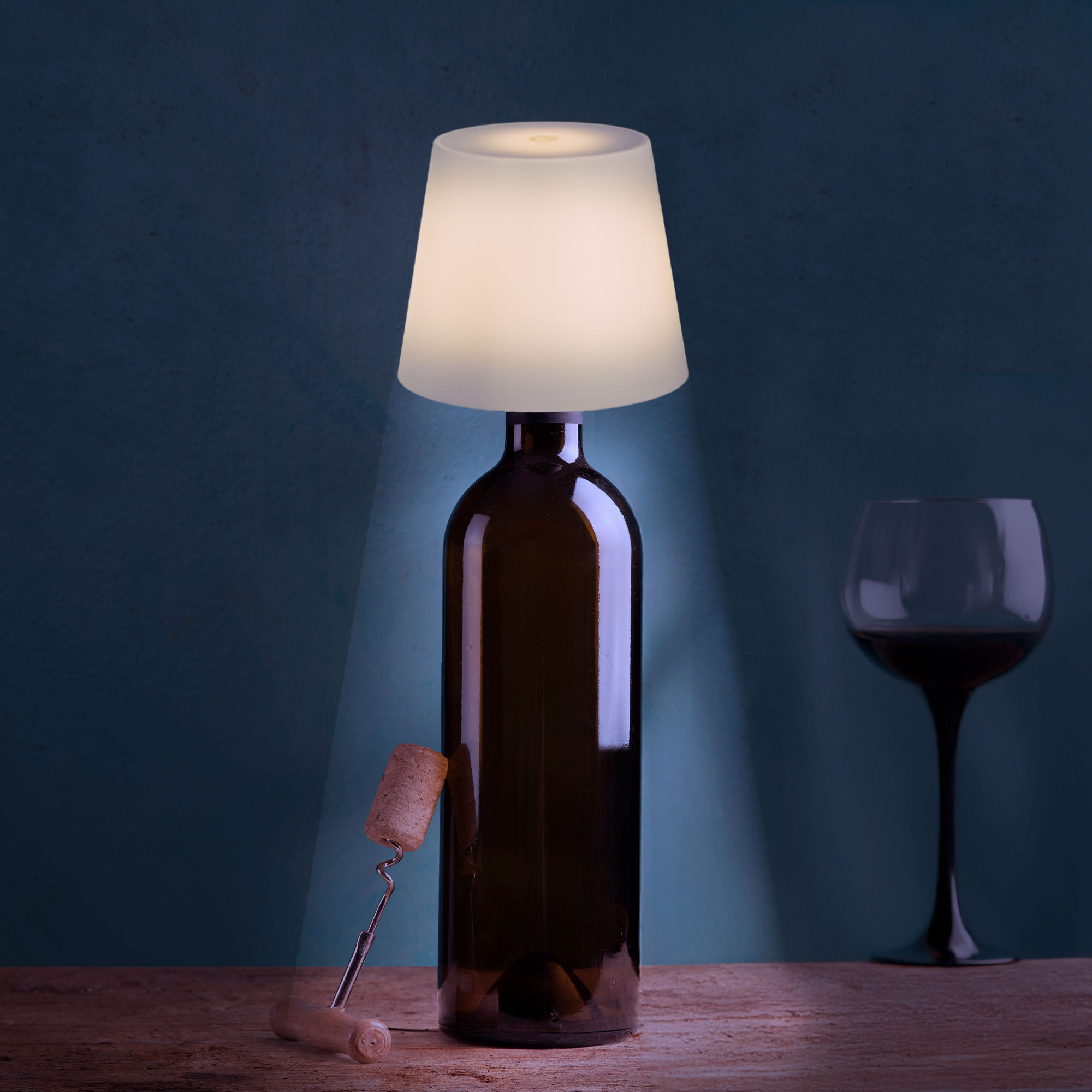 Flaschenaufsatz - LED Flaschenlampe