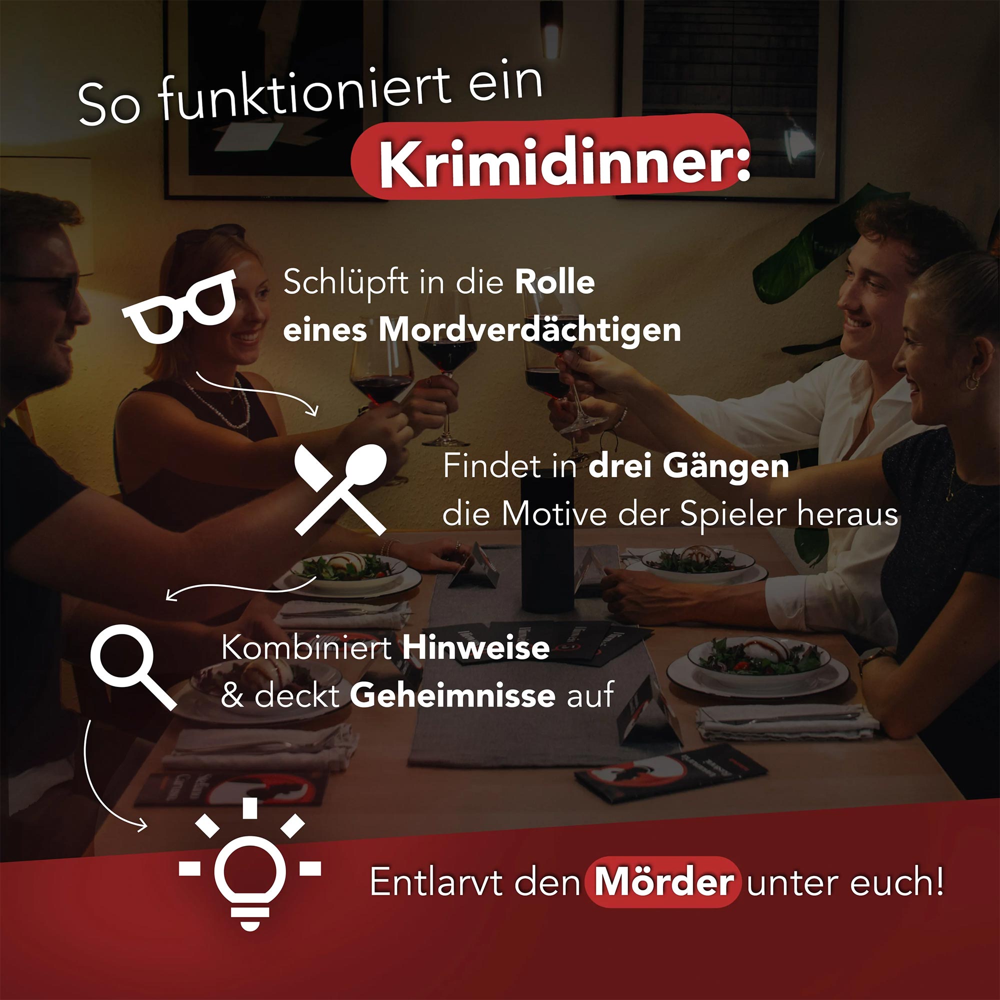 Krimidinner für Zuhause - Der letzte Pate