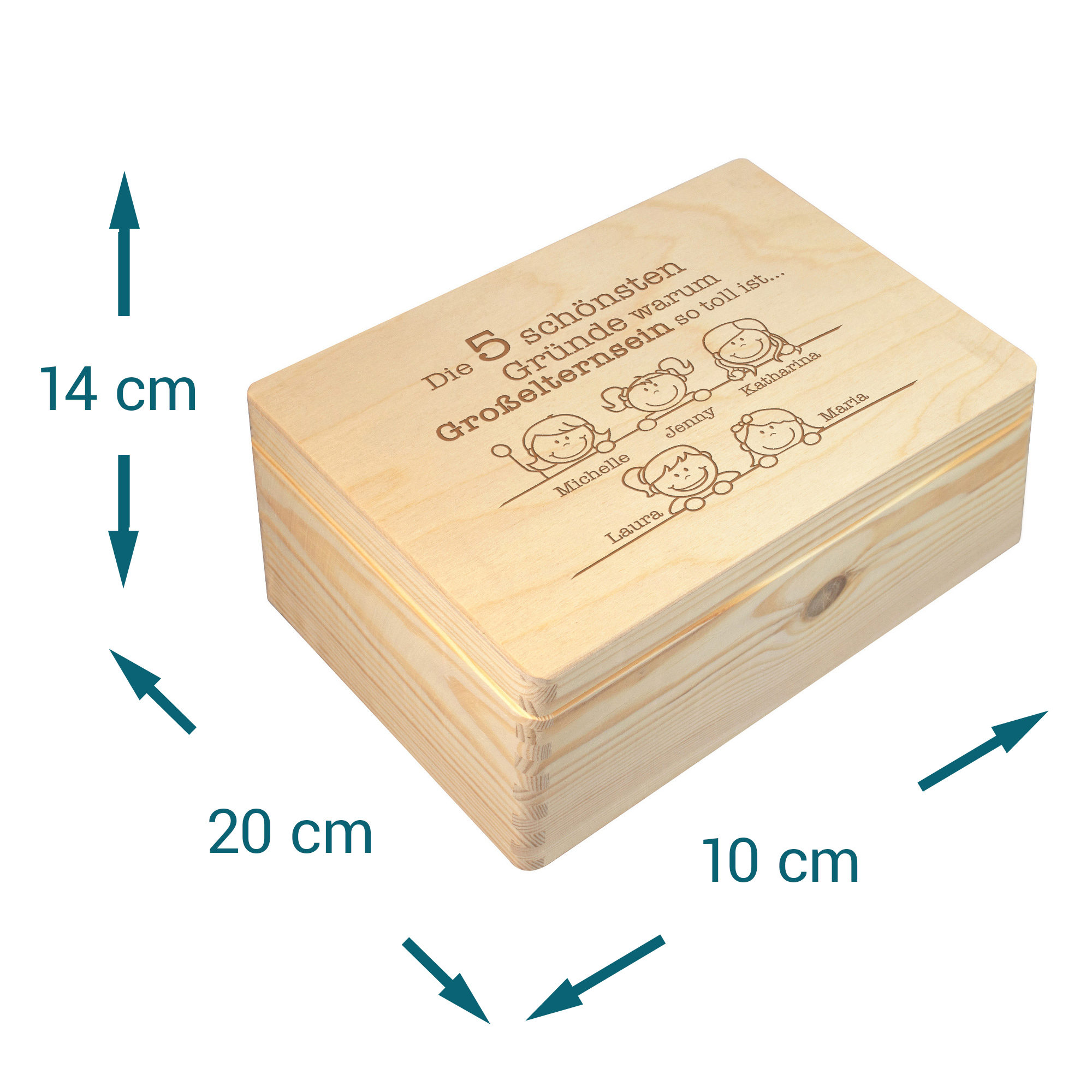 Erinnerungsbox Großelternsein - Personalisierte Memory Box  9