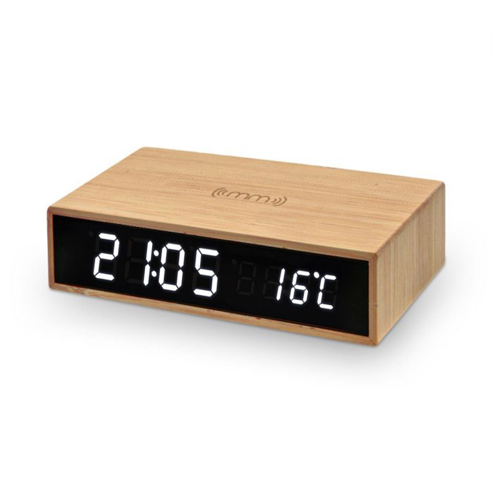 3in1 Digitaluhr mit Ladestation und Wecker