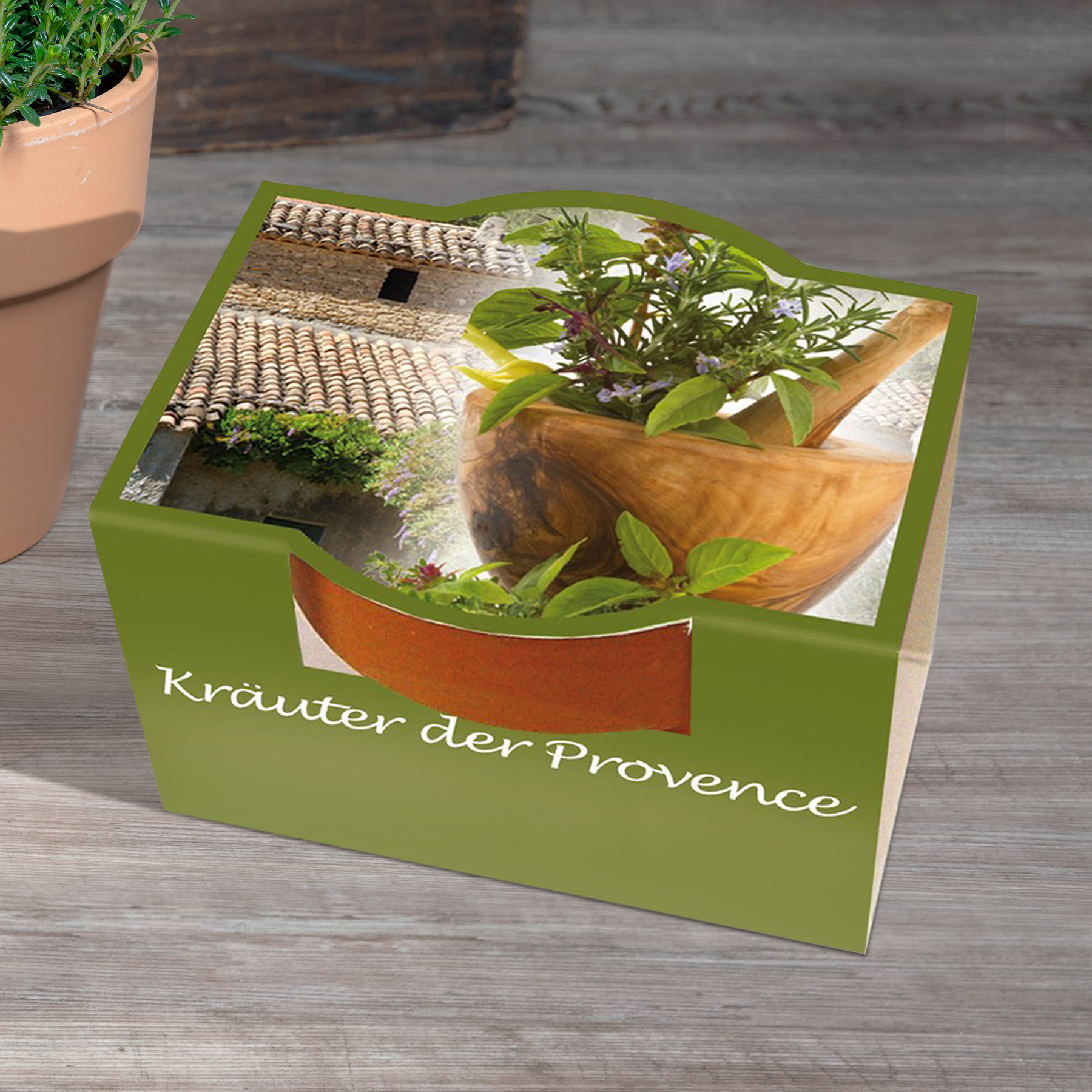 Geschenkset zum selber Pflanzen - Kräuter der Provence
