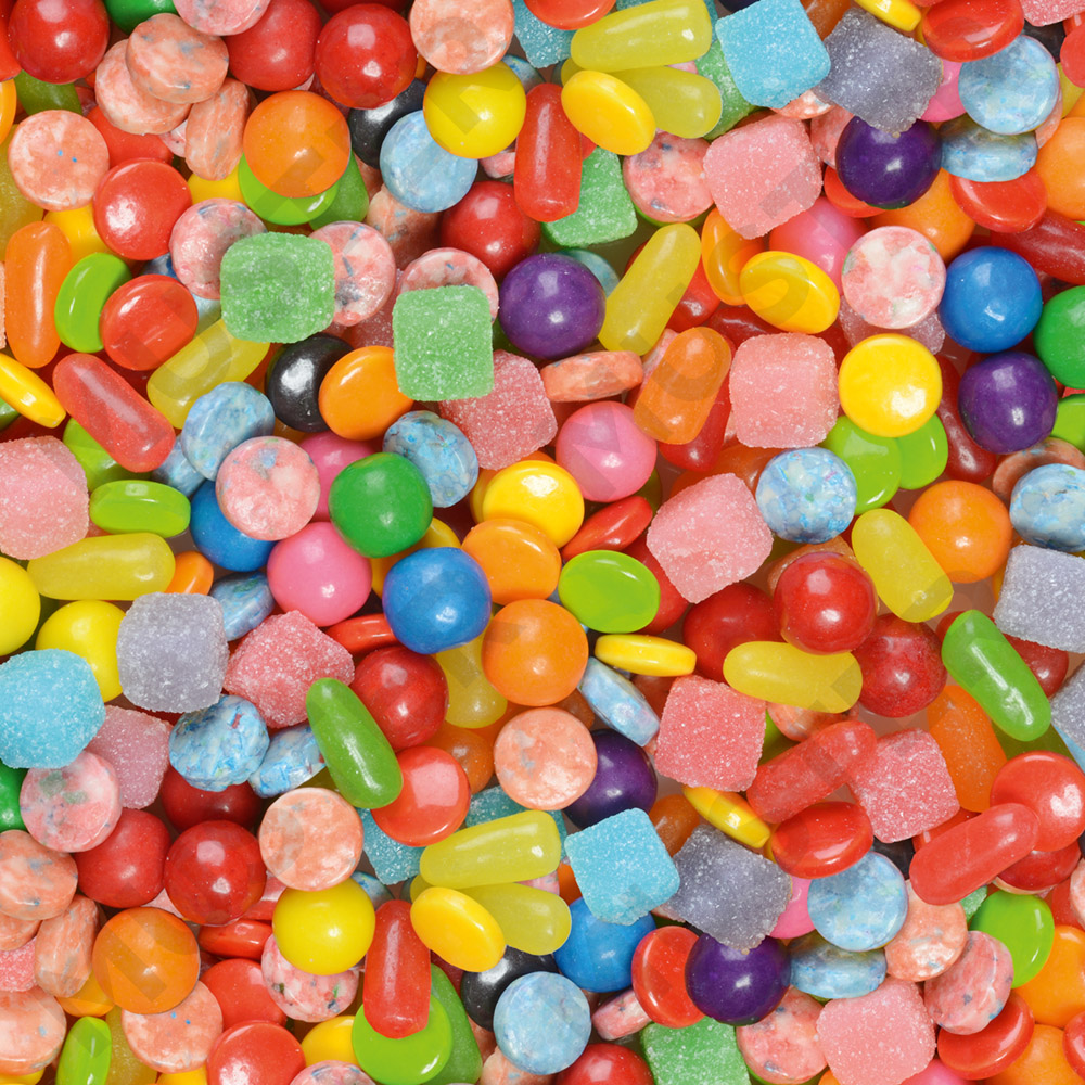 Unlösbares Puzzle - Bonbons und Süßigkeiten