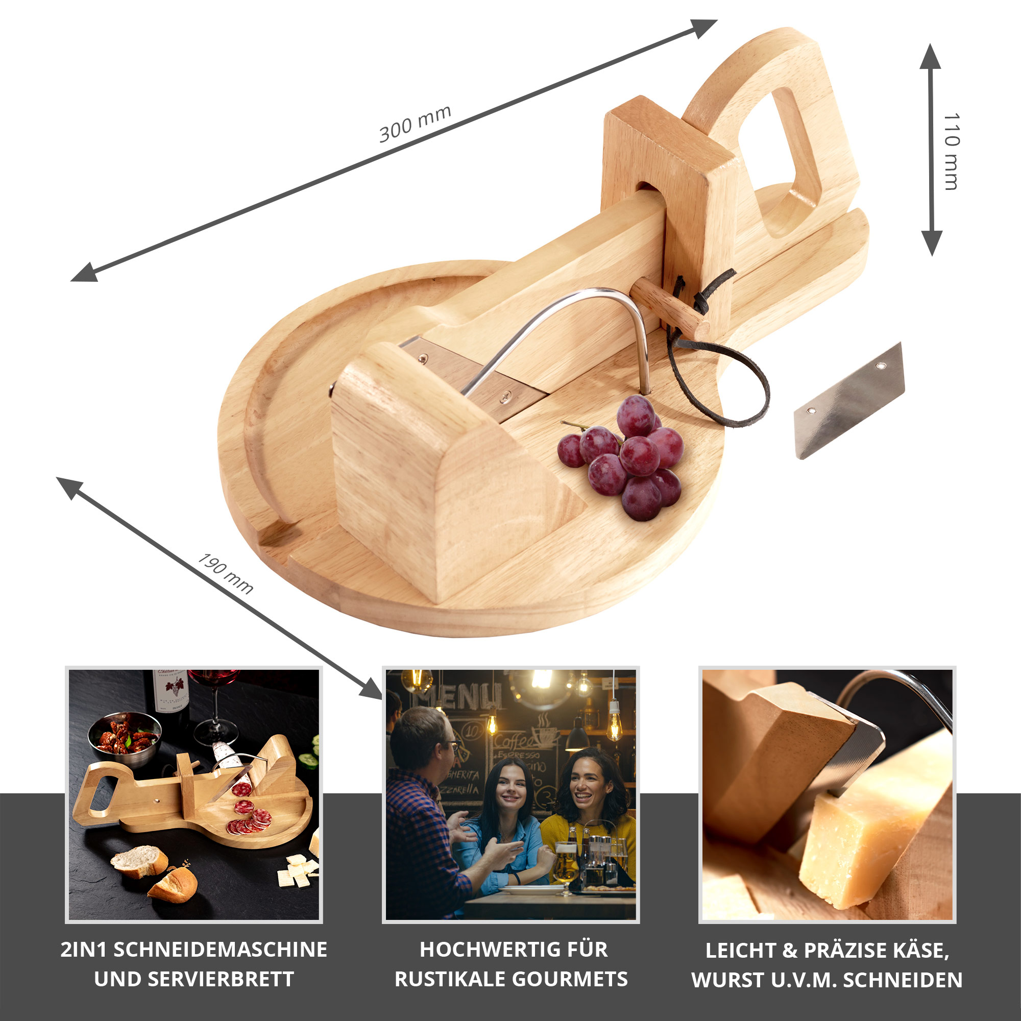 Allesschneider - Holz Guillotine