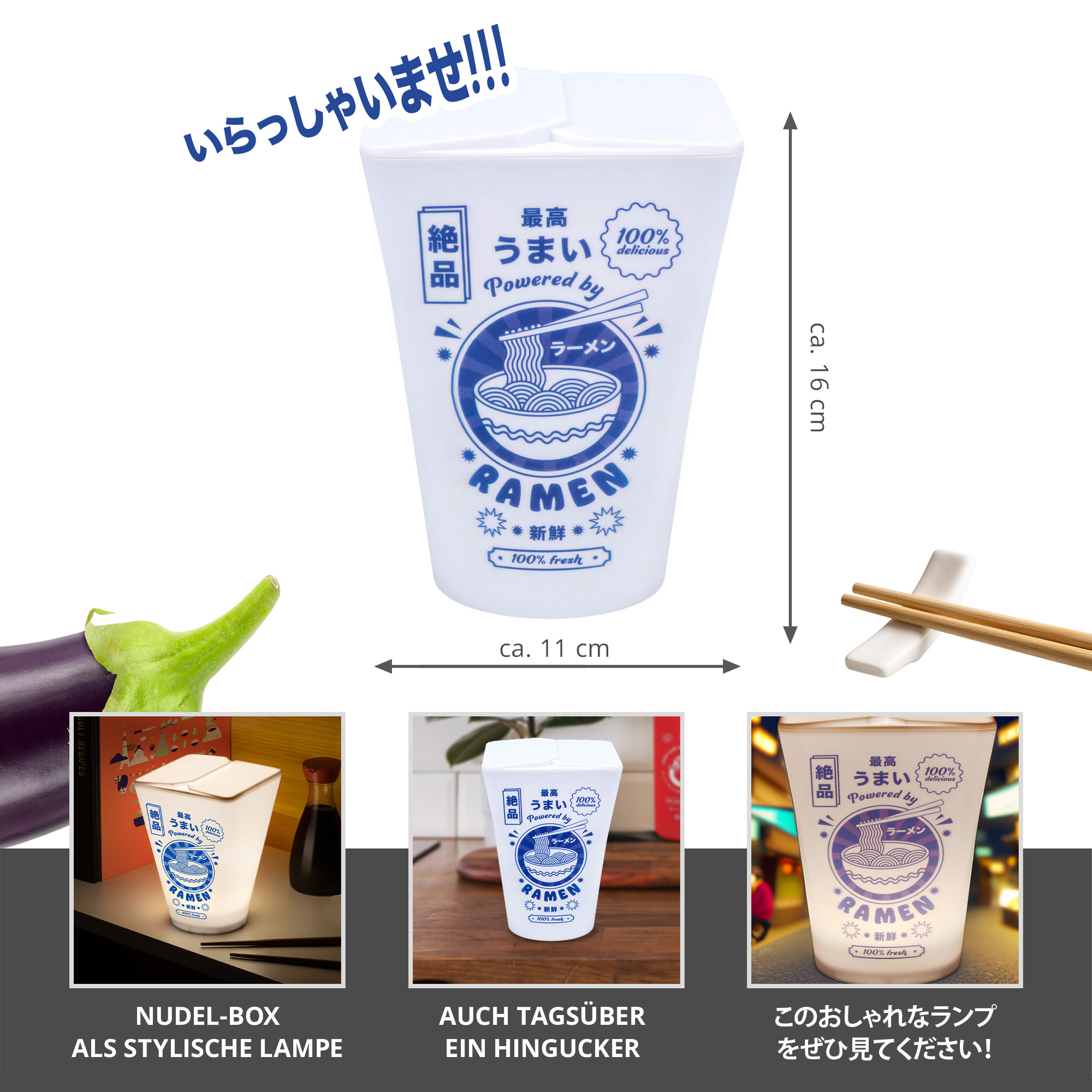Ramen Box - originelle LED Lampe