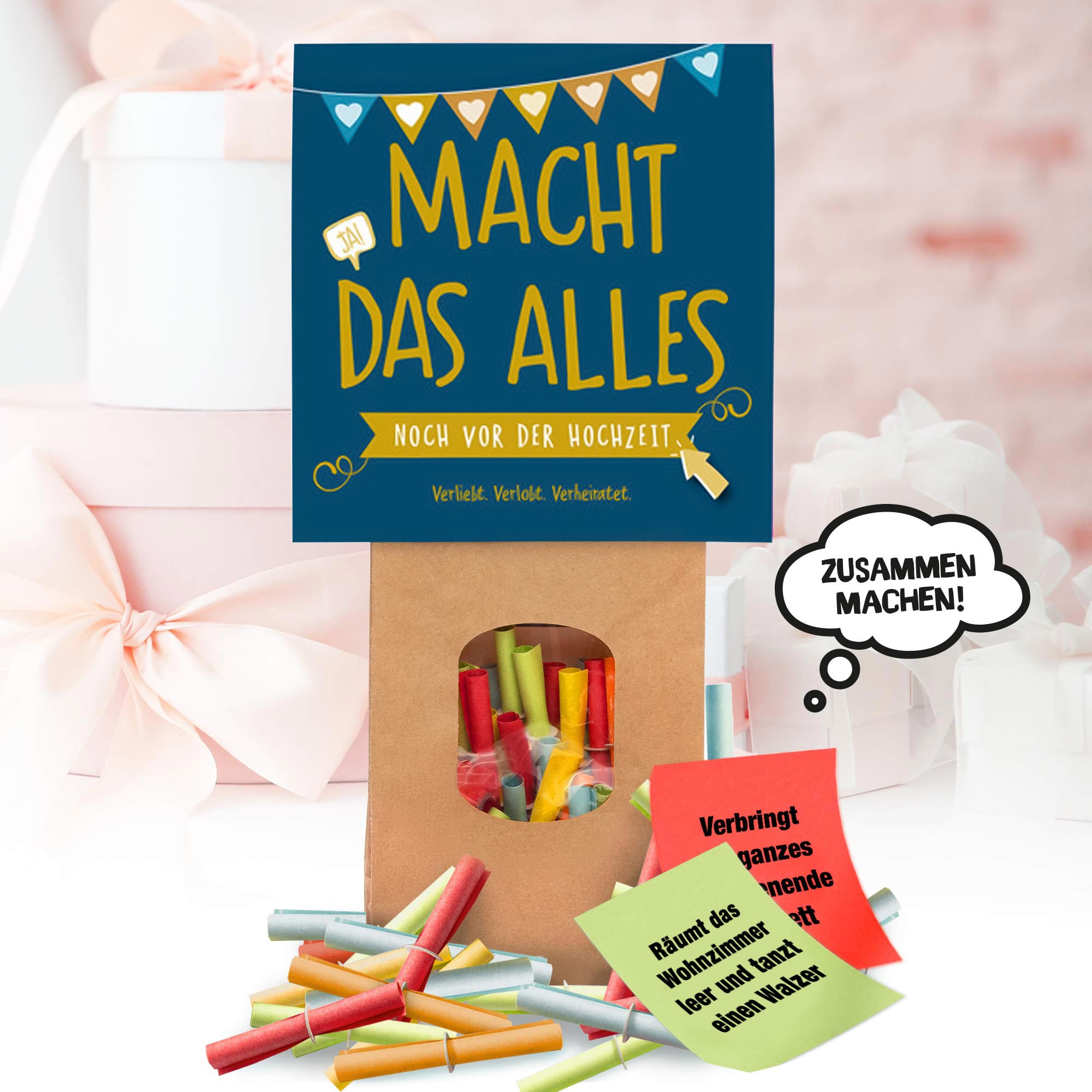 Lose Set für Brautpaare - Mach das alles vor der Hochzeit