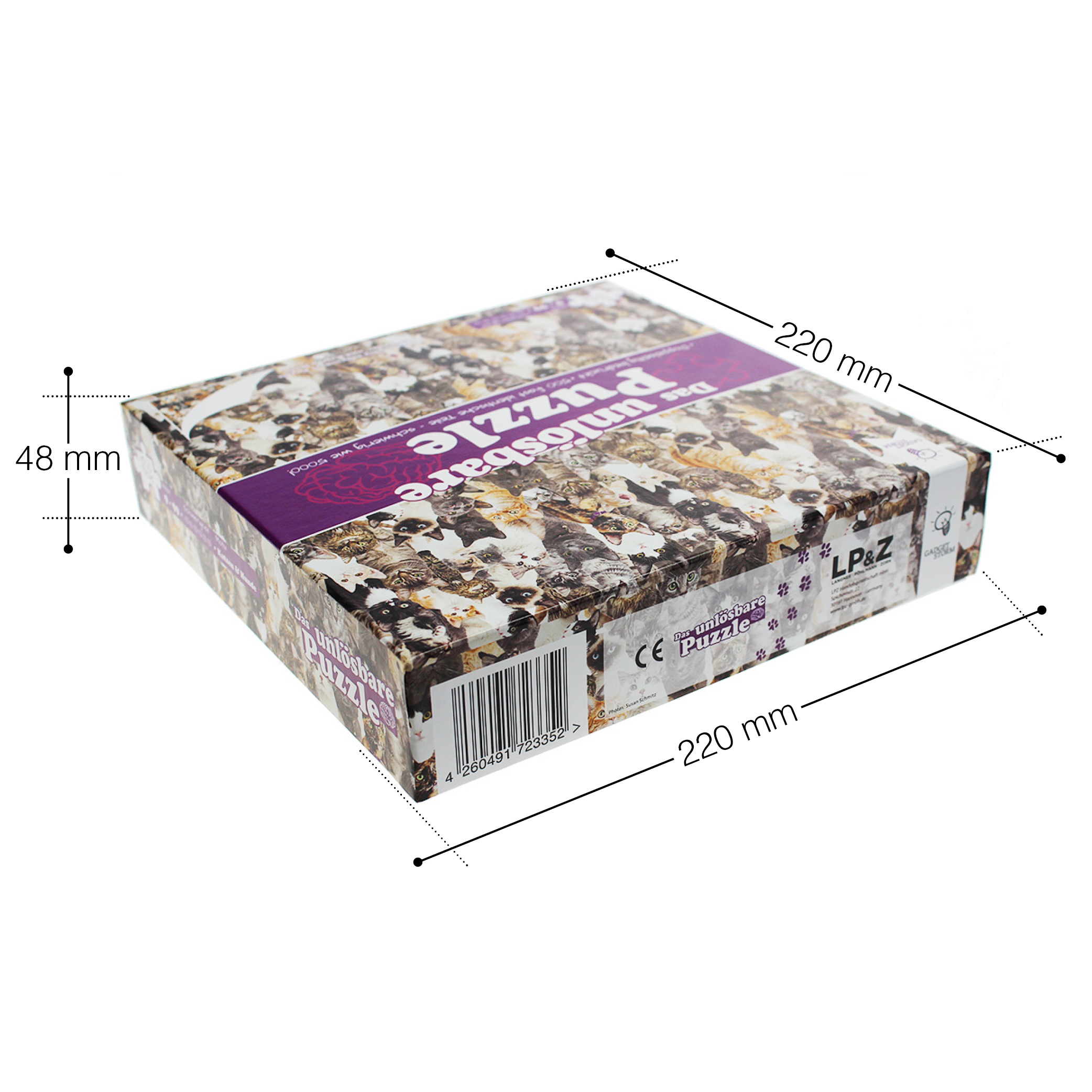 Unlösbares Puzzle - Katzen und Hunde