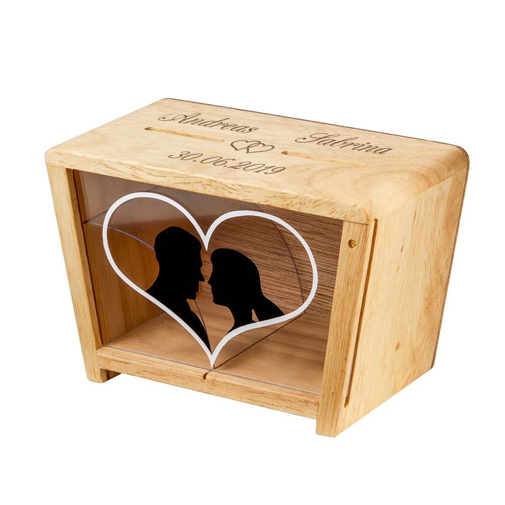 Spardose zur Hochzeit - Er & Sie - Personalisiert