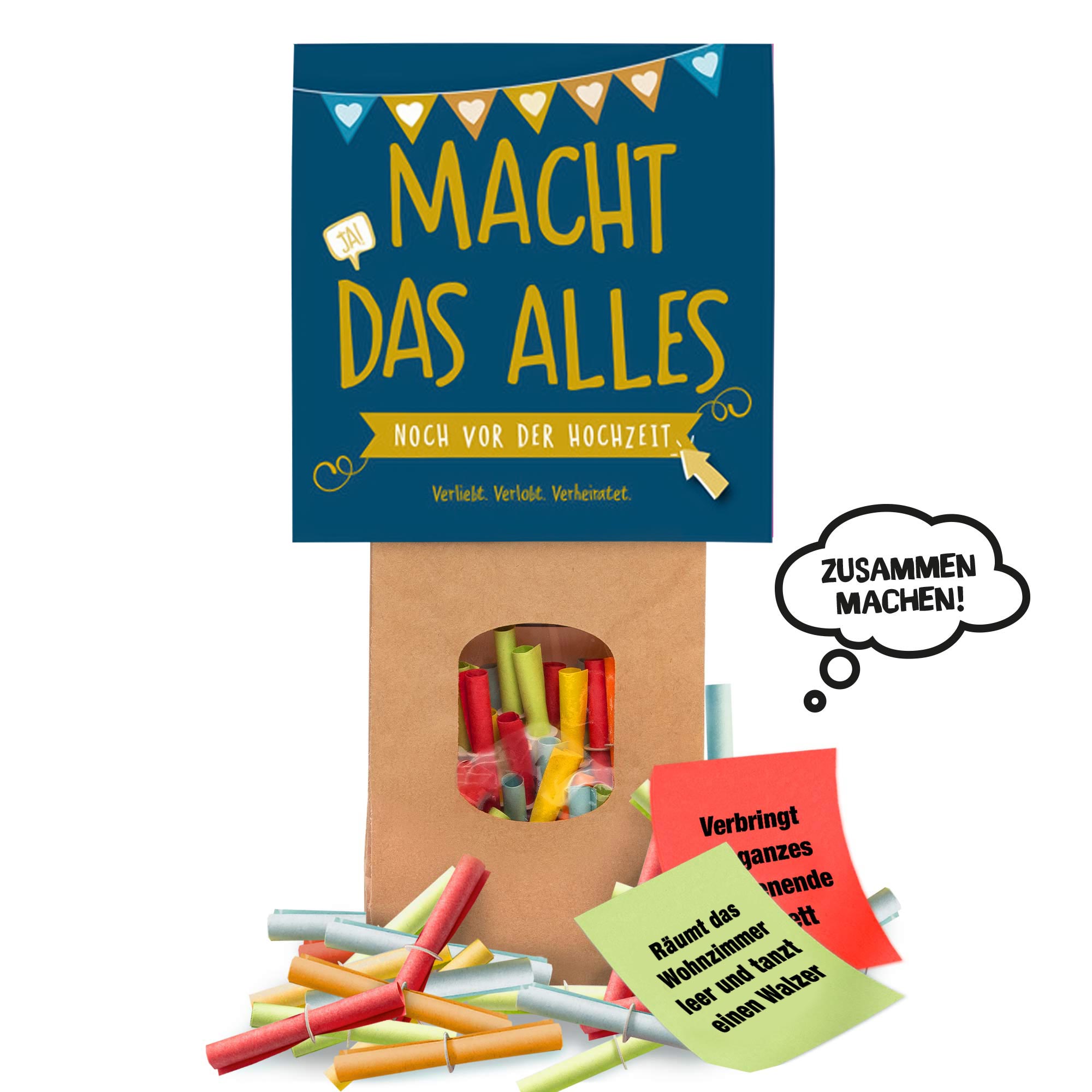 Lose Set für Brautpaare - Mach das alles vor der Hochzeit