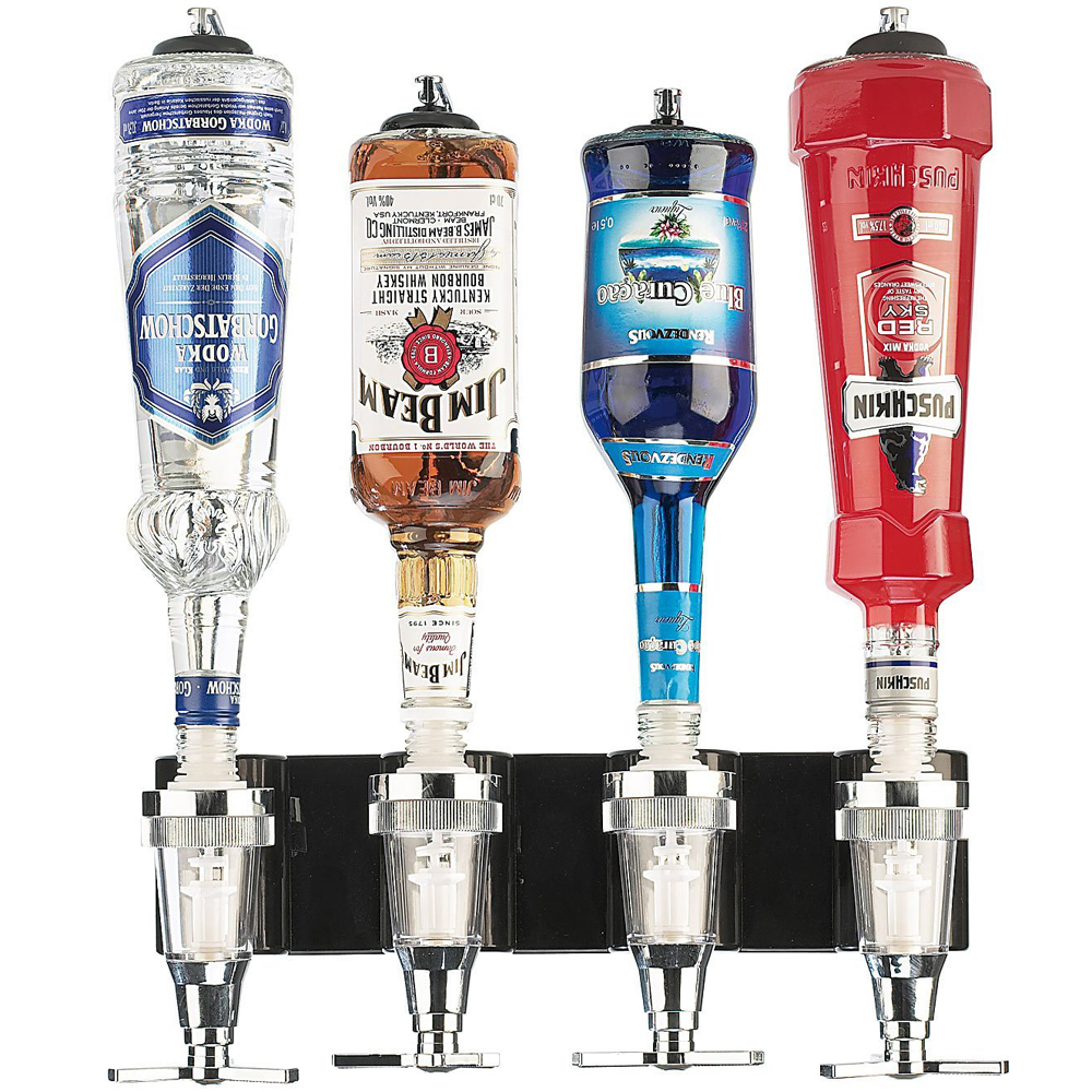 Bar Butler für die Wand - Flaschenhalter, Dosierer