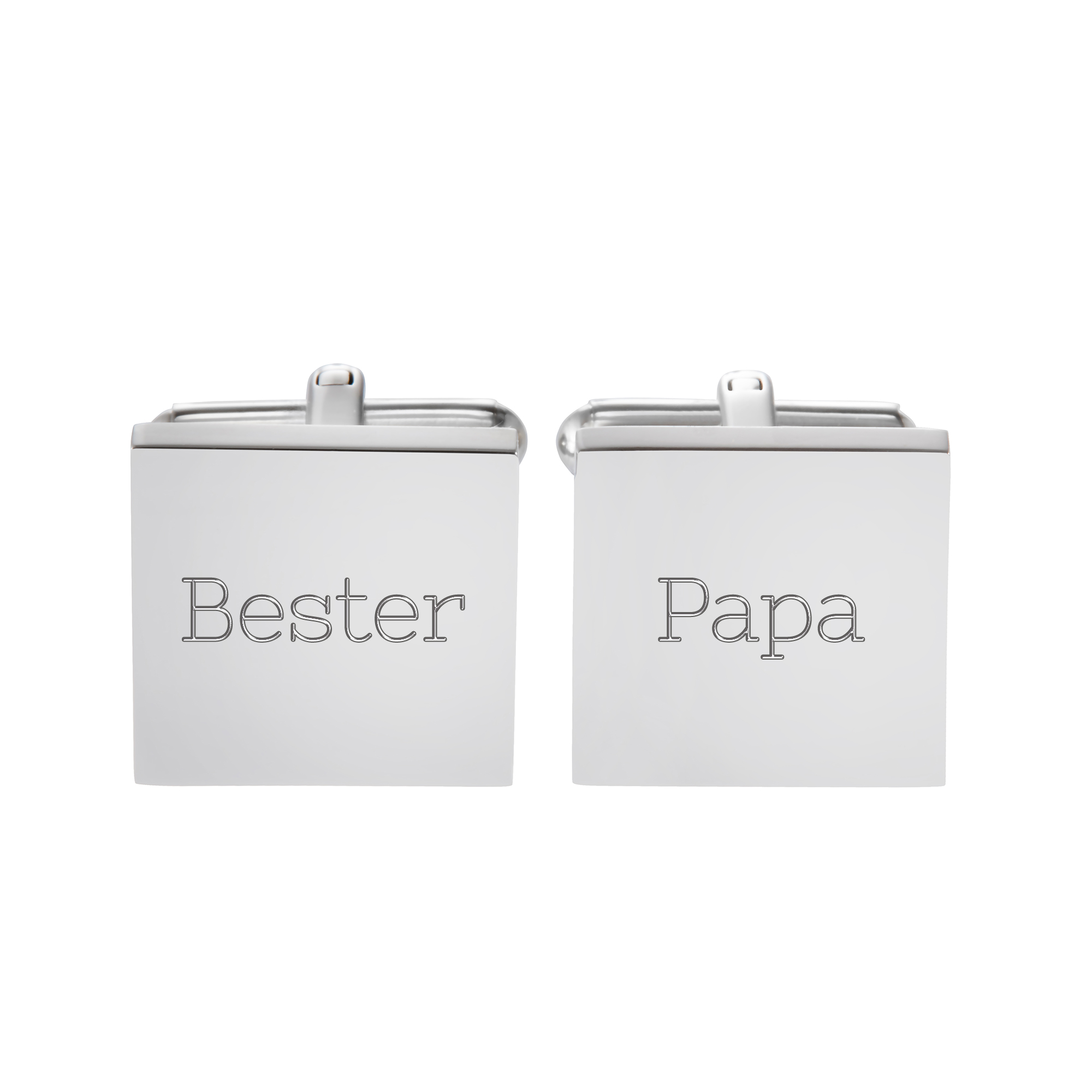 Manschettenknöpfe mit Gravur - Bester Papa, Manschettenknöpfe gravur, manschettenknöpfe,, manschettenknöpfe silber