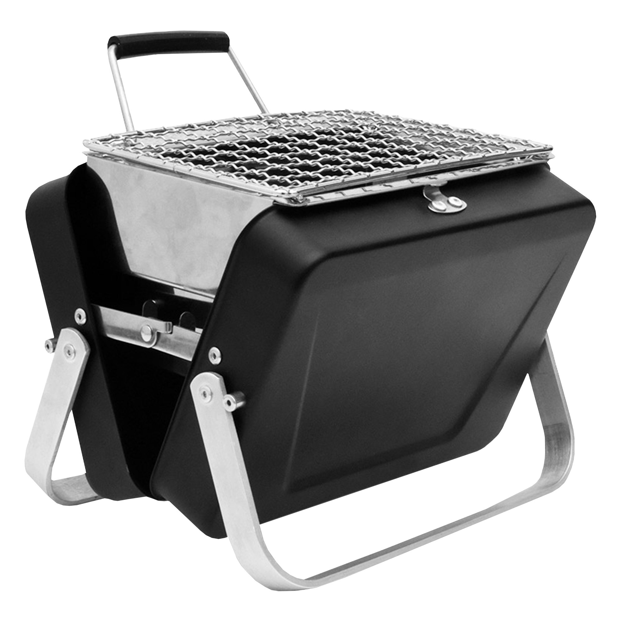 Kompakter Mini Grill - Holzkohlegrill im Koffer