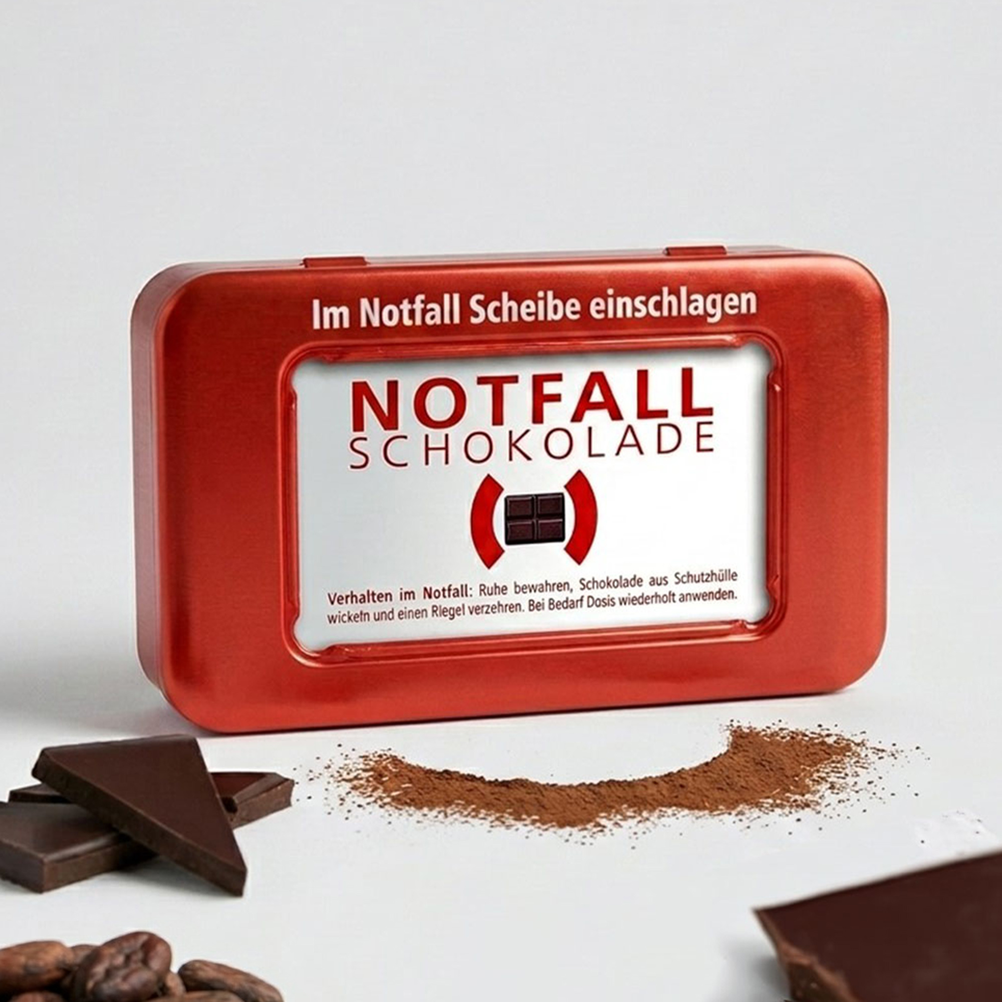 Notfall-Schoko in der Blechdose