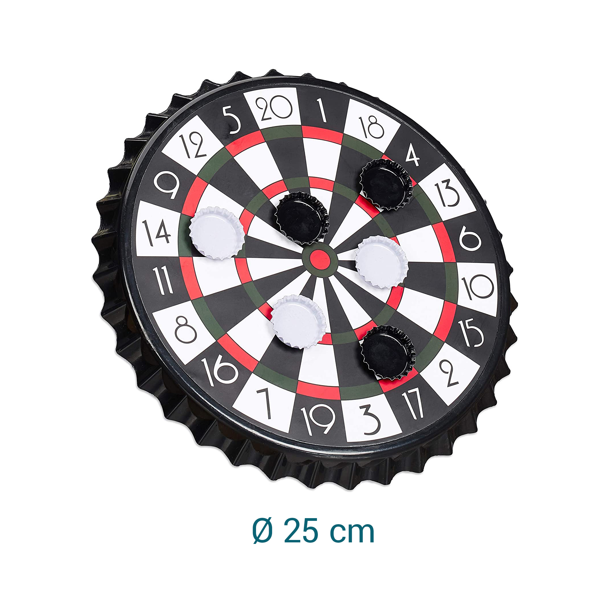 Dartspiel mit Kronkorken