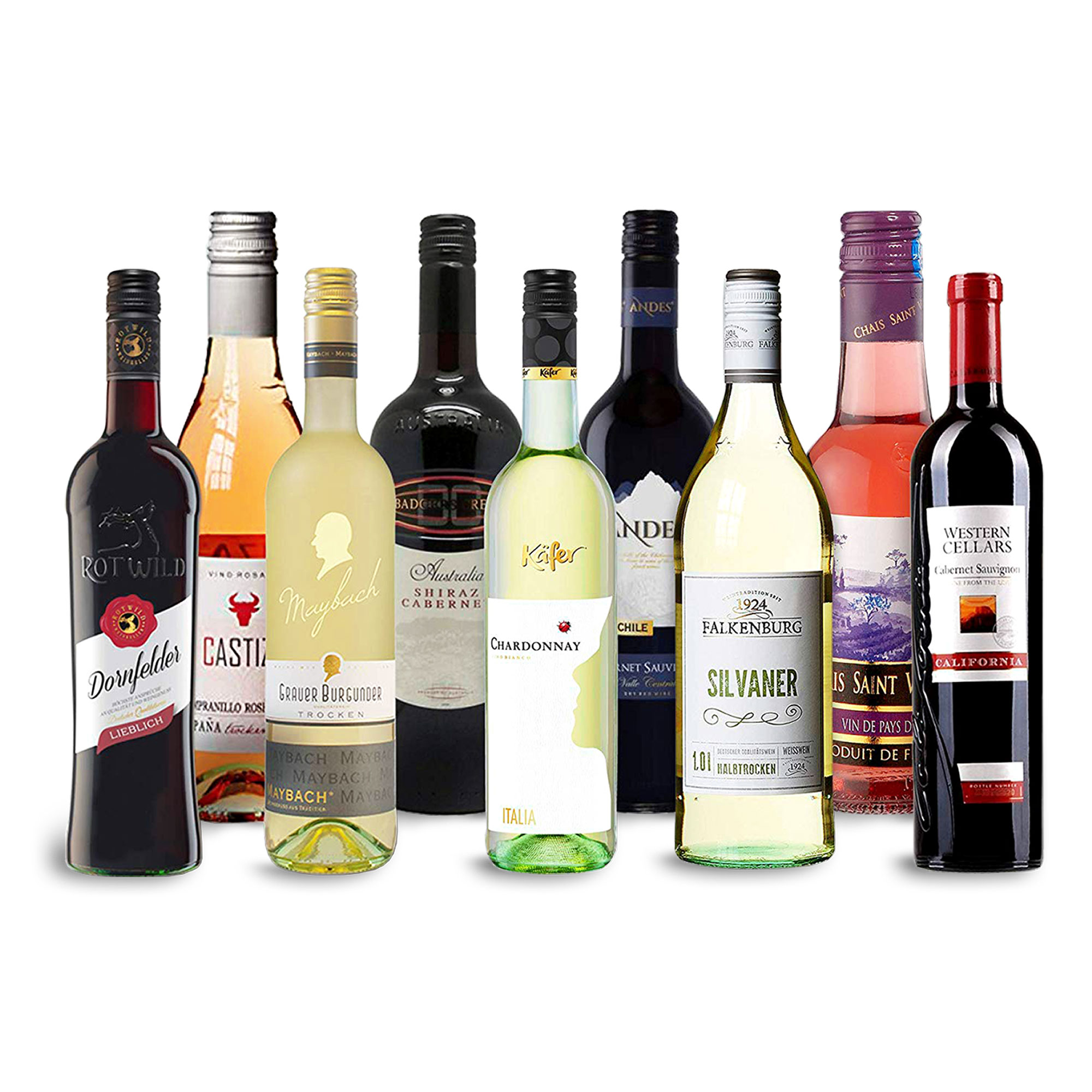 Wein Weltreise - 9er Set