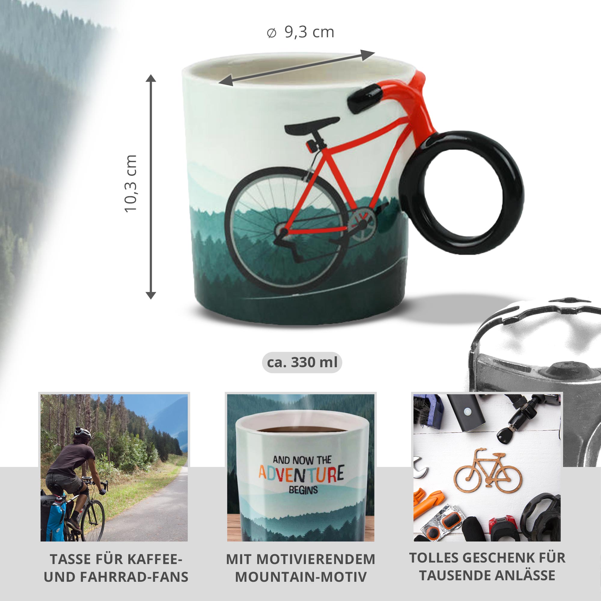 Fahrrad Kaffeetasse