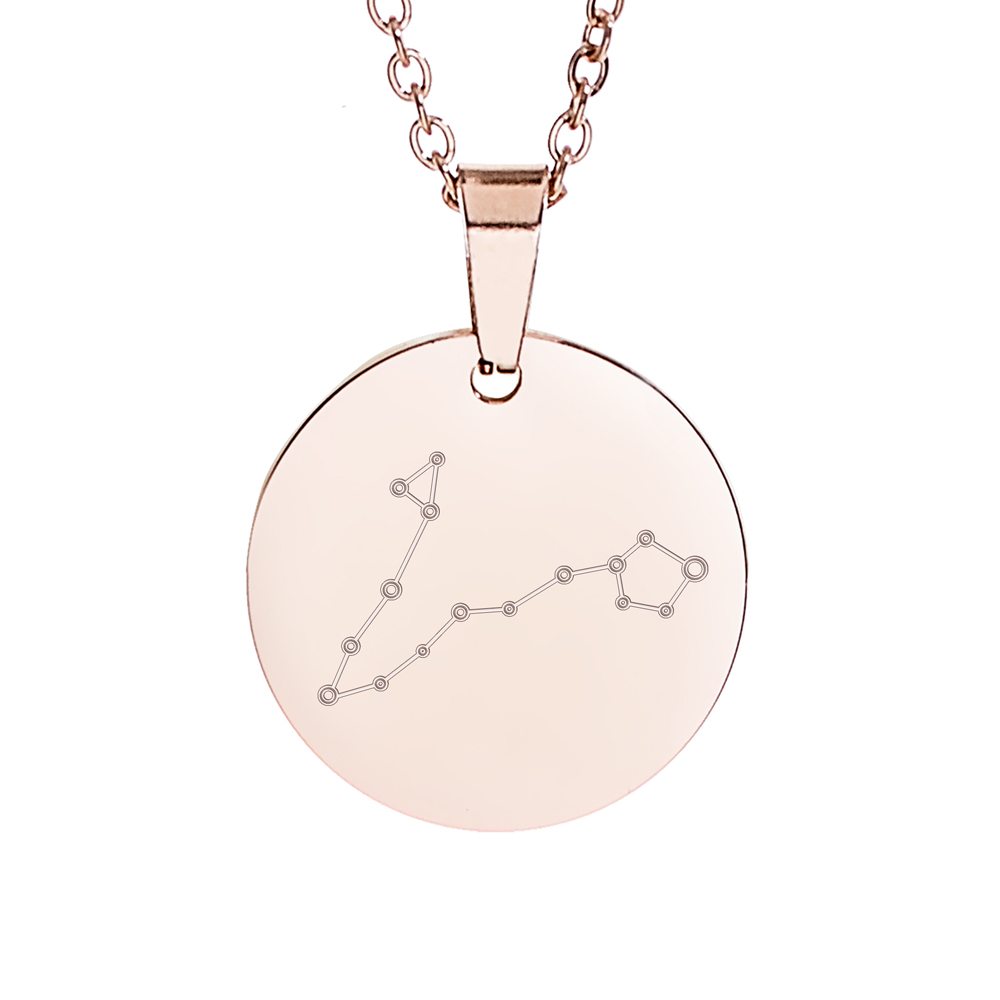 Kette mit Sternbild-Anhänger - Roségold