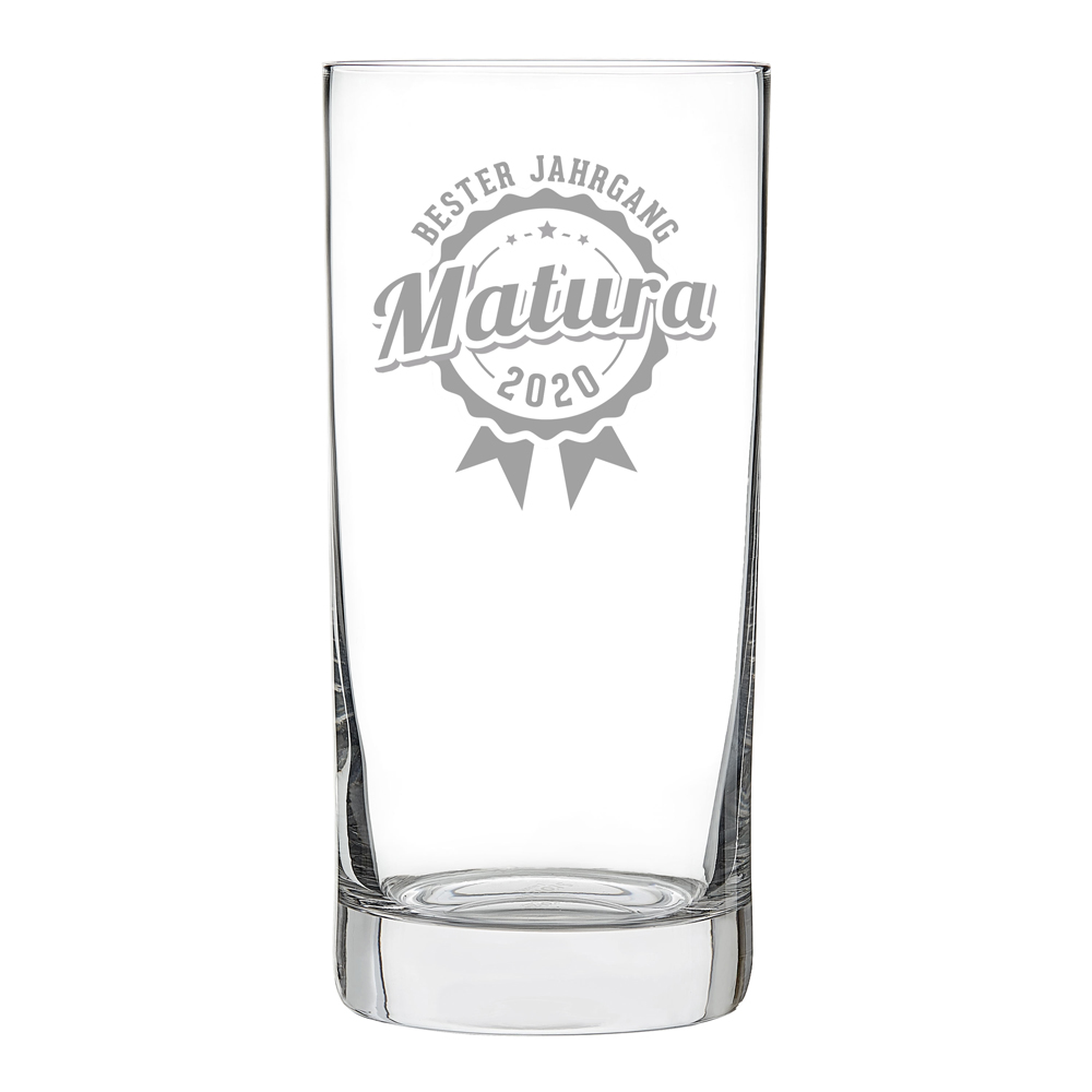 Craft Bier Glas mit Gravur - Matura Jahrgang