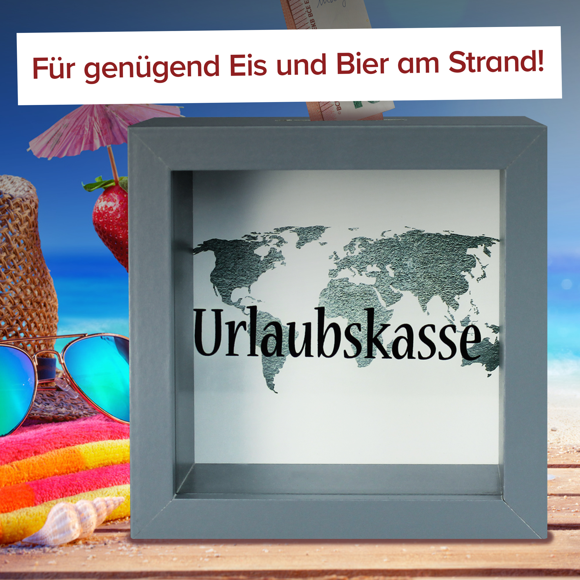 Sparbüchse - Urlaubskasse