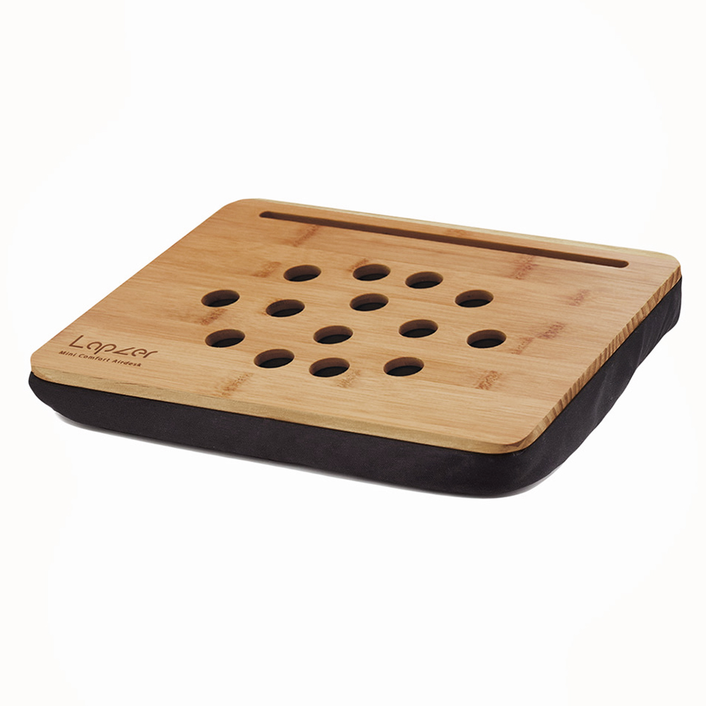 Laptoptisch mit Tablet Halterung, Knietablett mit Kissen, Tabletkissen, Tablet Halterung, Laptophalter Sofa, Tisch für Bett