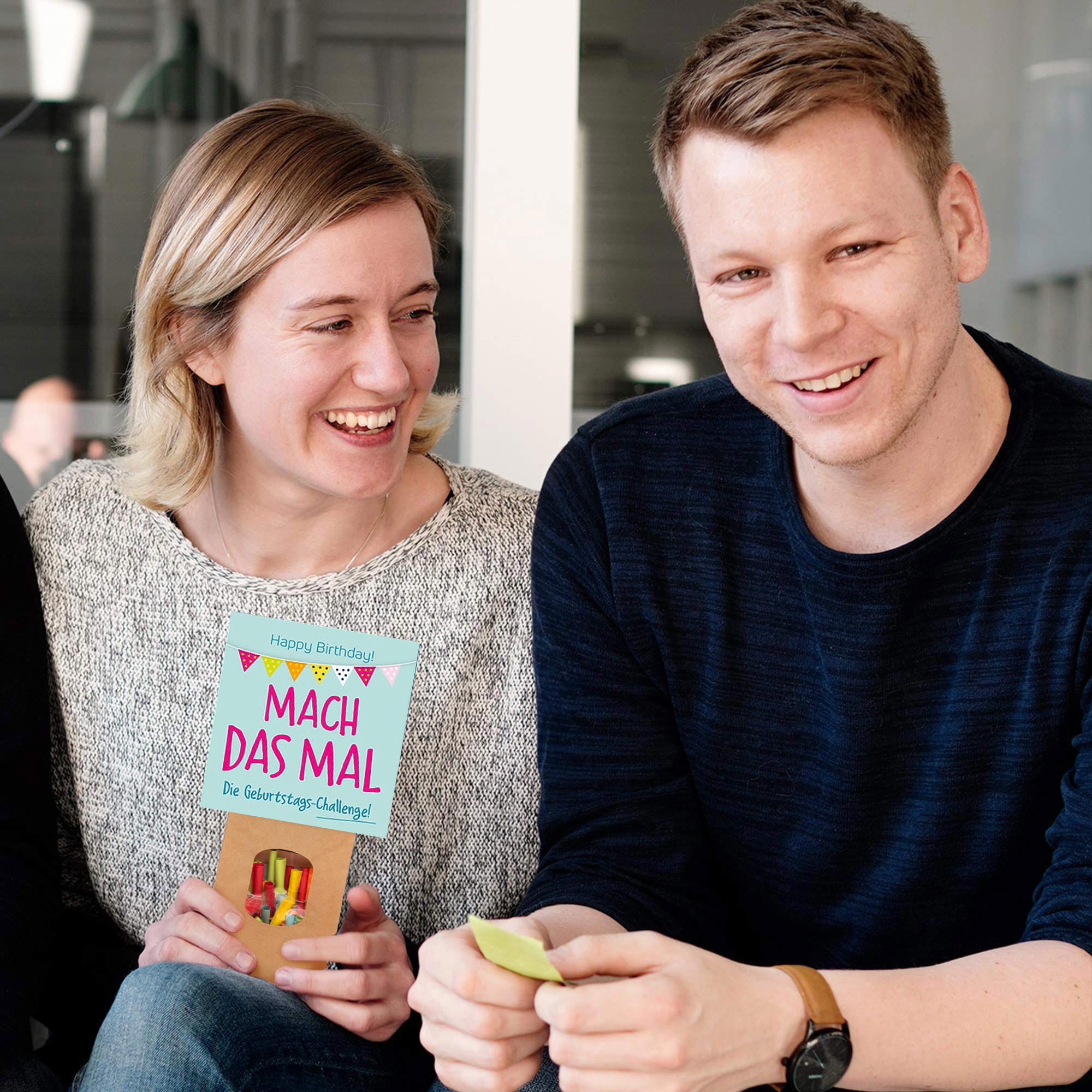 Lose Set Challenge zum Geburtstag - Mach das mal