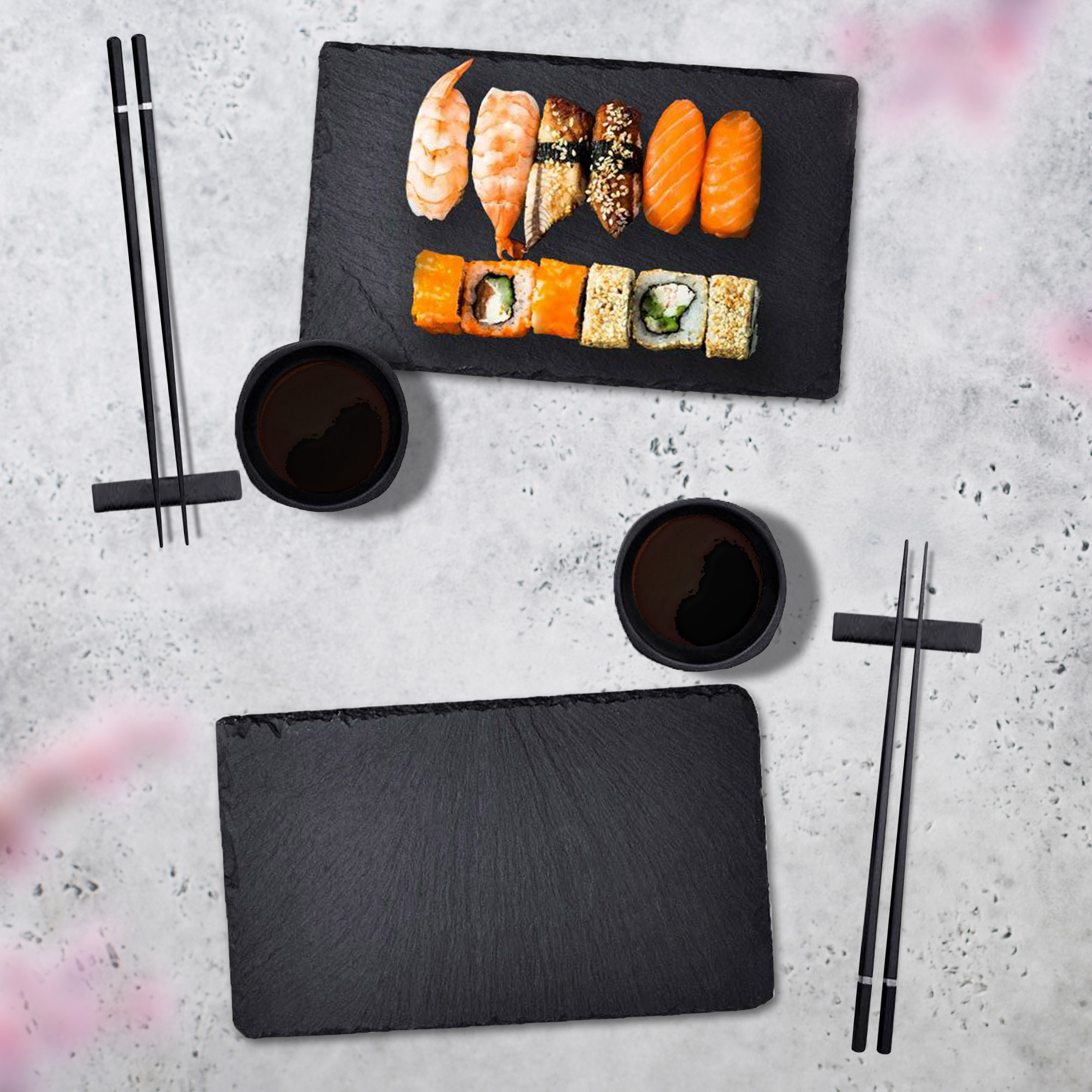 Sushi Set für zwei - 8-teiliges Servier Set
