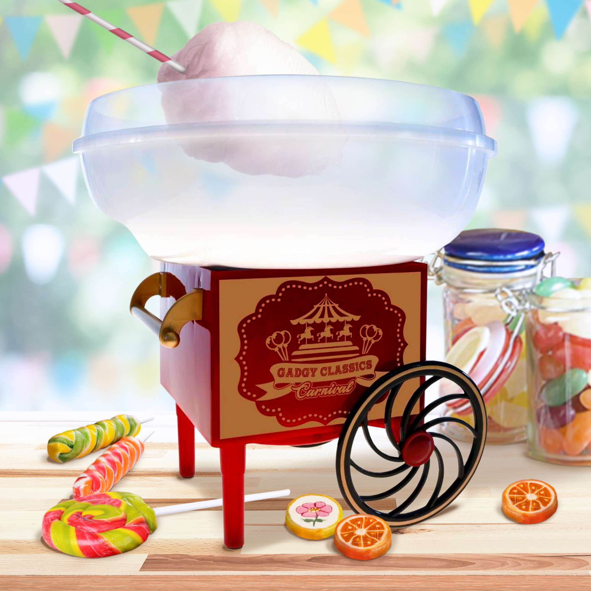 Vintage Maschine für Zuckerwatte