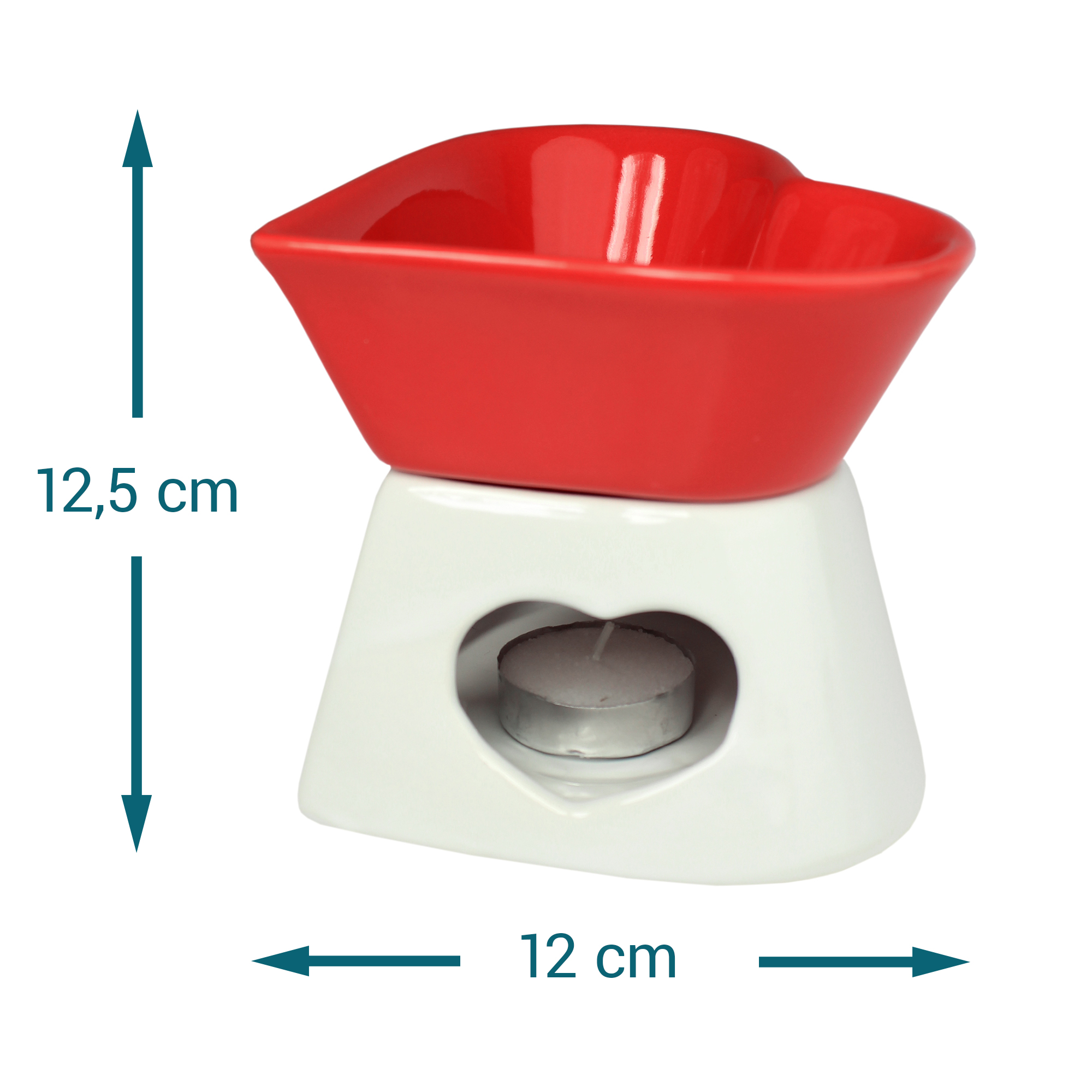 Mini-Schokofondue Set - Herz