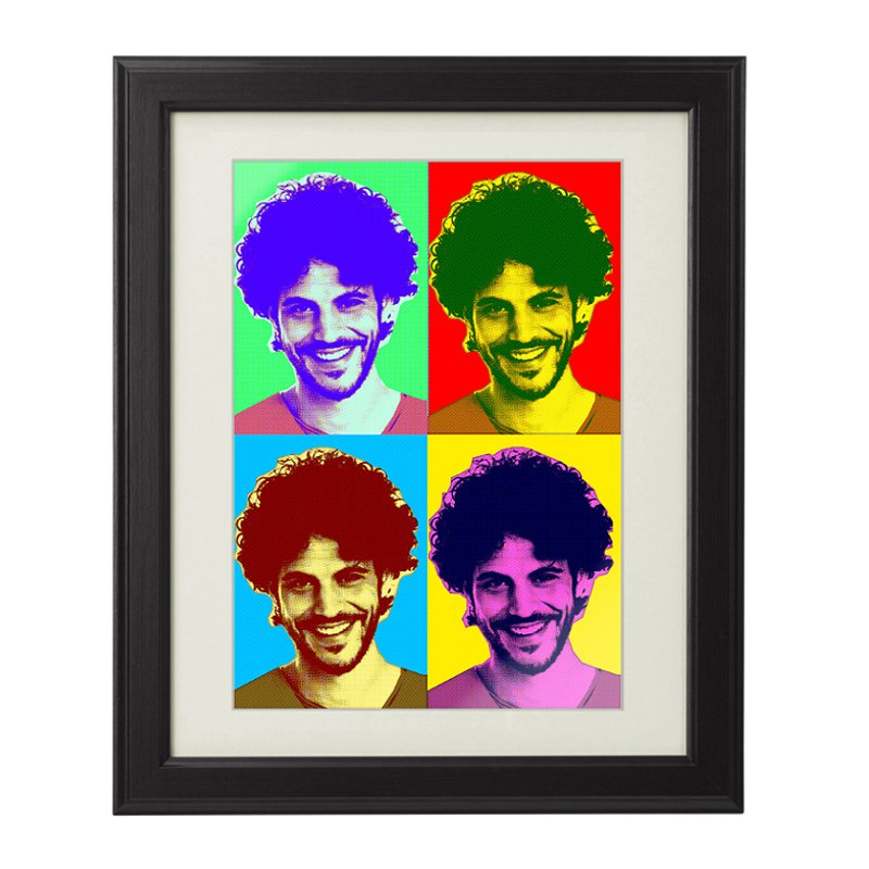Pop Art Druck - Personalisiert mit Foto