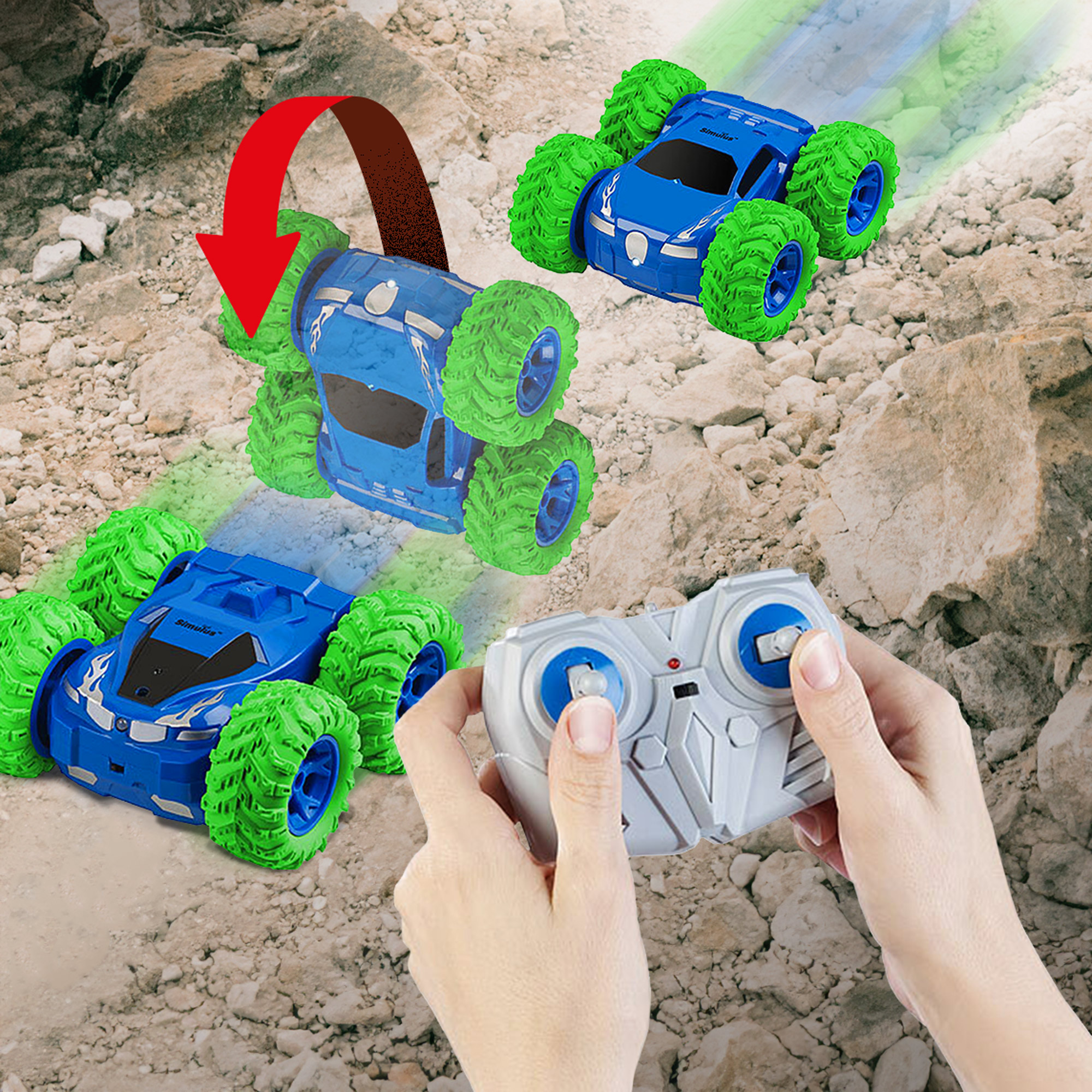 Ferngesteuertes Auto für 360° Stunts