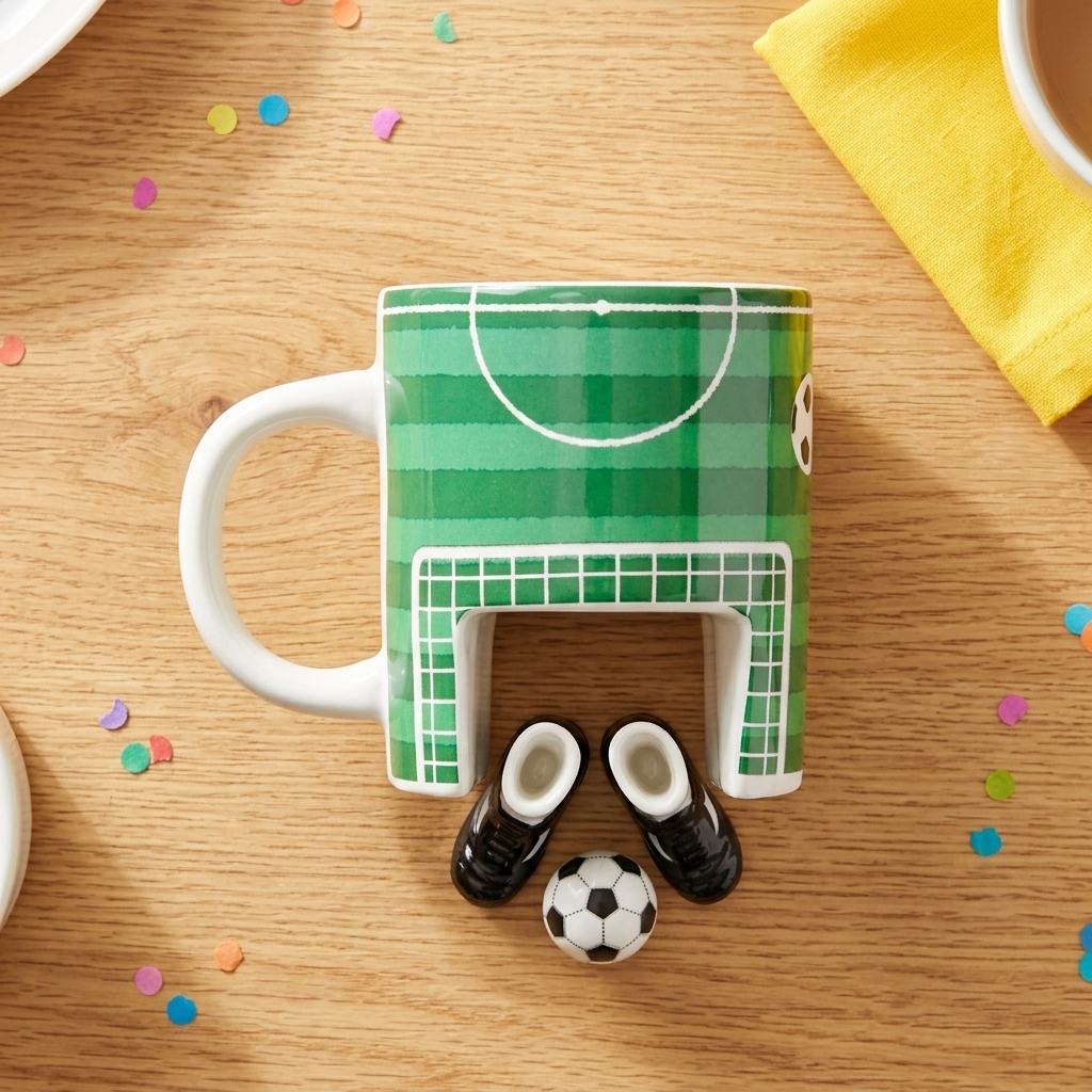 Fussballtasse zum Spielen