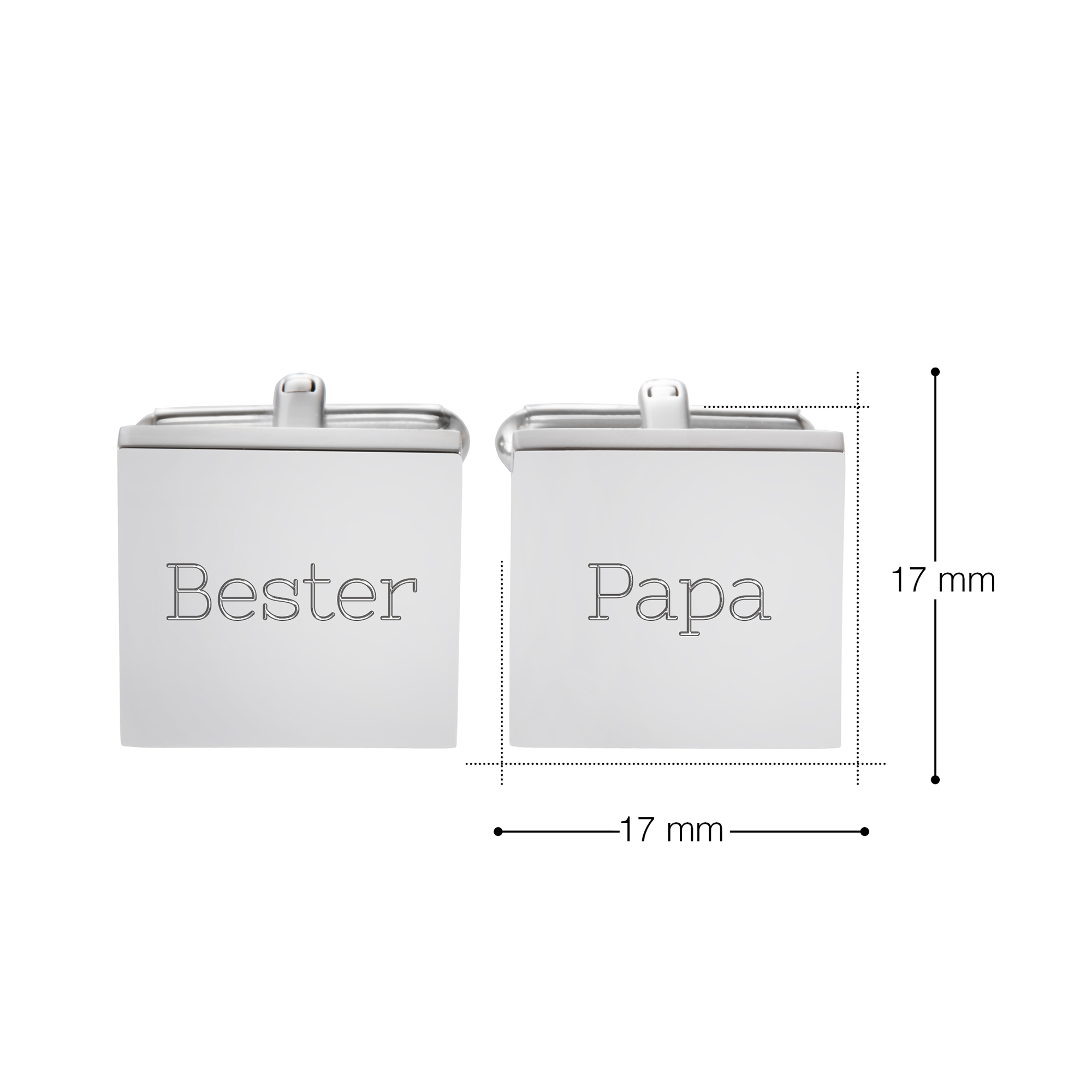 Manschettenknöpfe mit Gravur - Bester Papa, Manschettenknöpfe gravur, manschettenknöpfe,, manschettenknöpfe silber