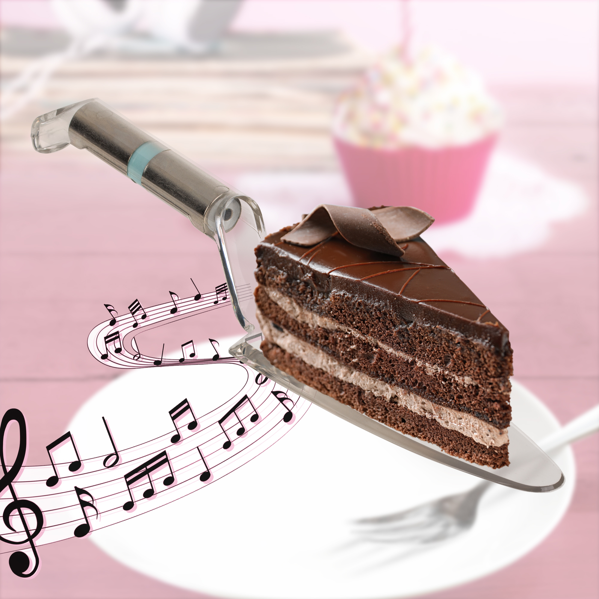 Tortenheber mit Sound - Happy Birthday