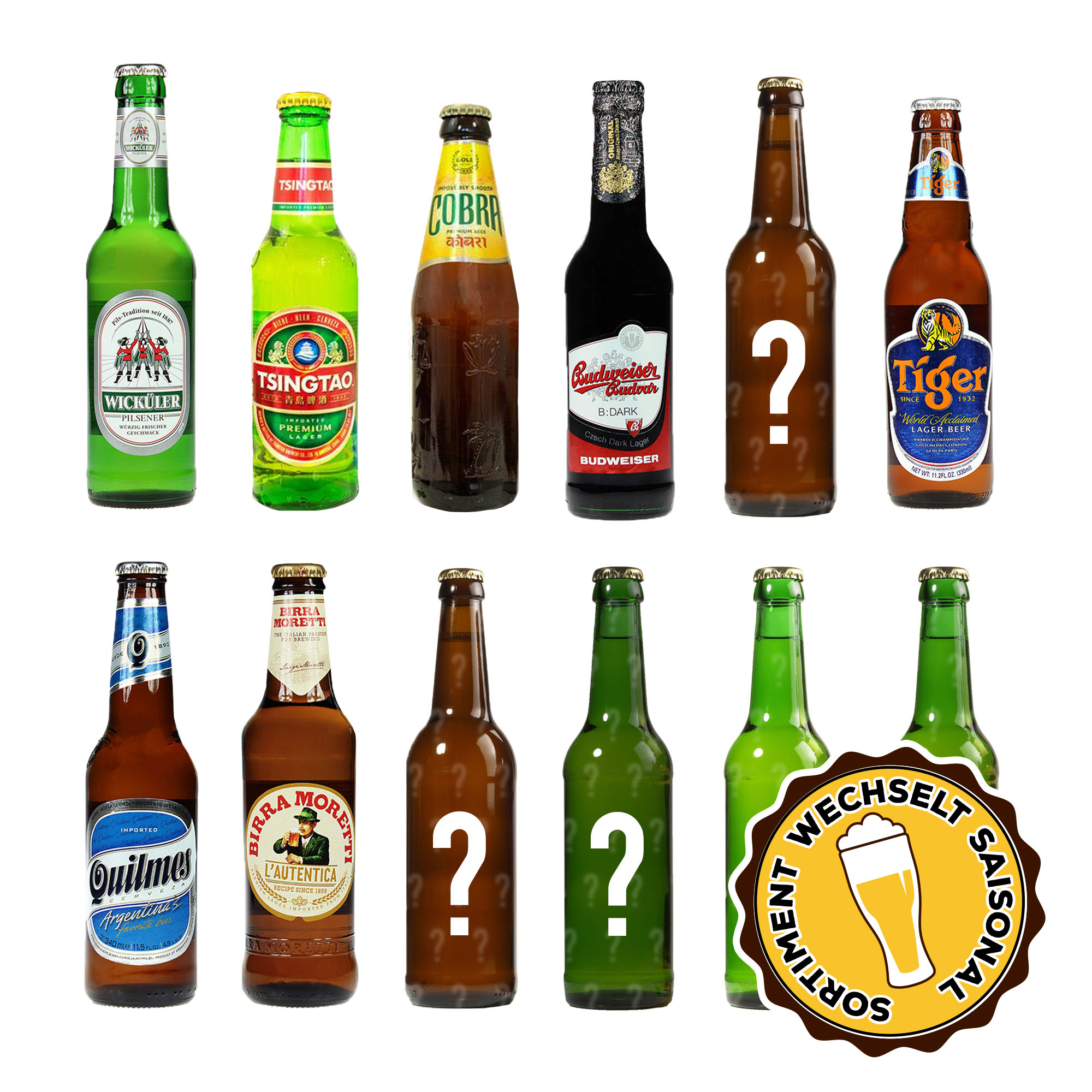 Geschenkbox Bier Weltreise 12-teilig