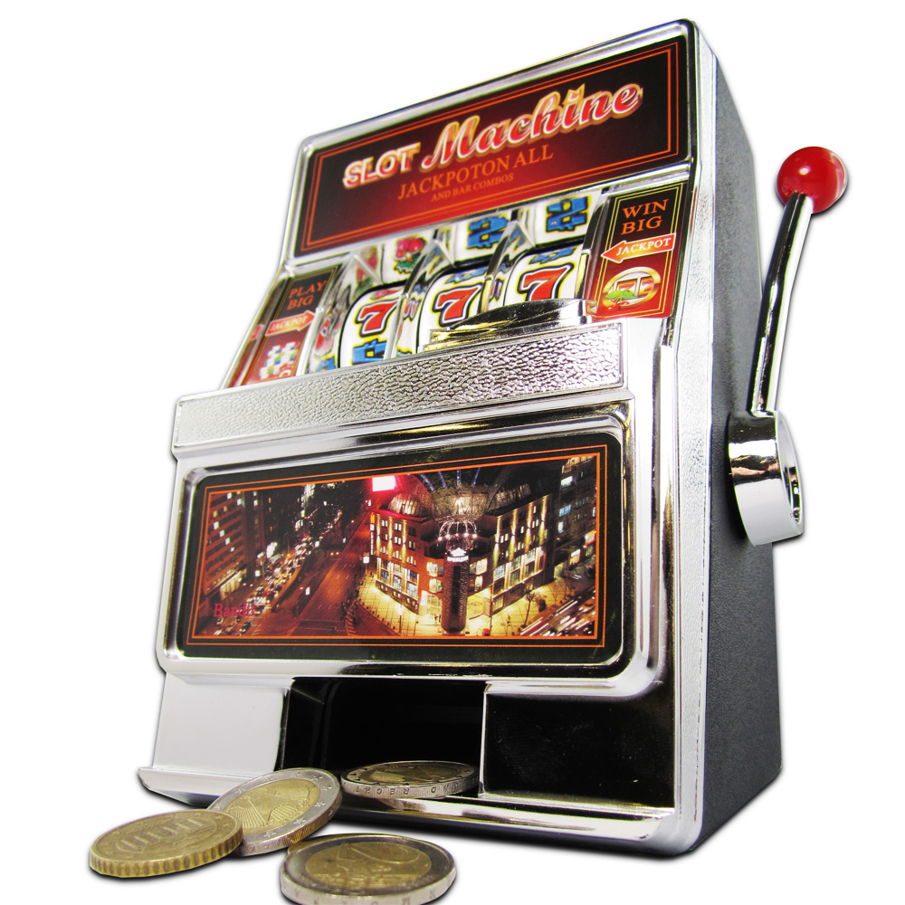 Witzige Slot Machine Spardose