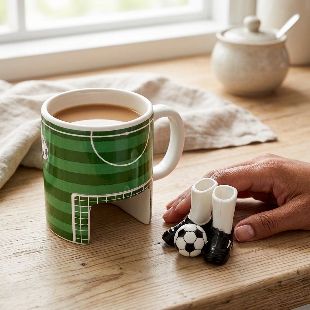 Fussballtasse zum Spielen