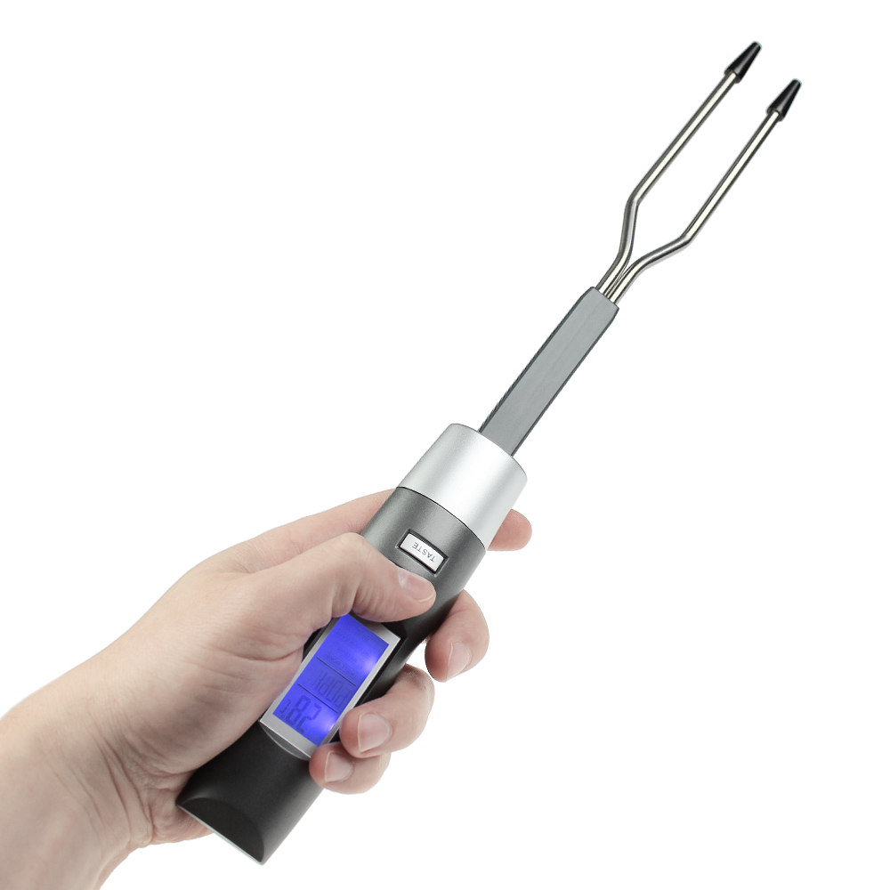 Elektrische Grillgabel mit Thermometer 3