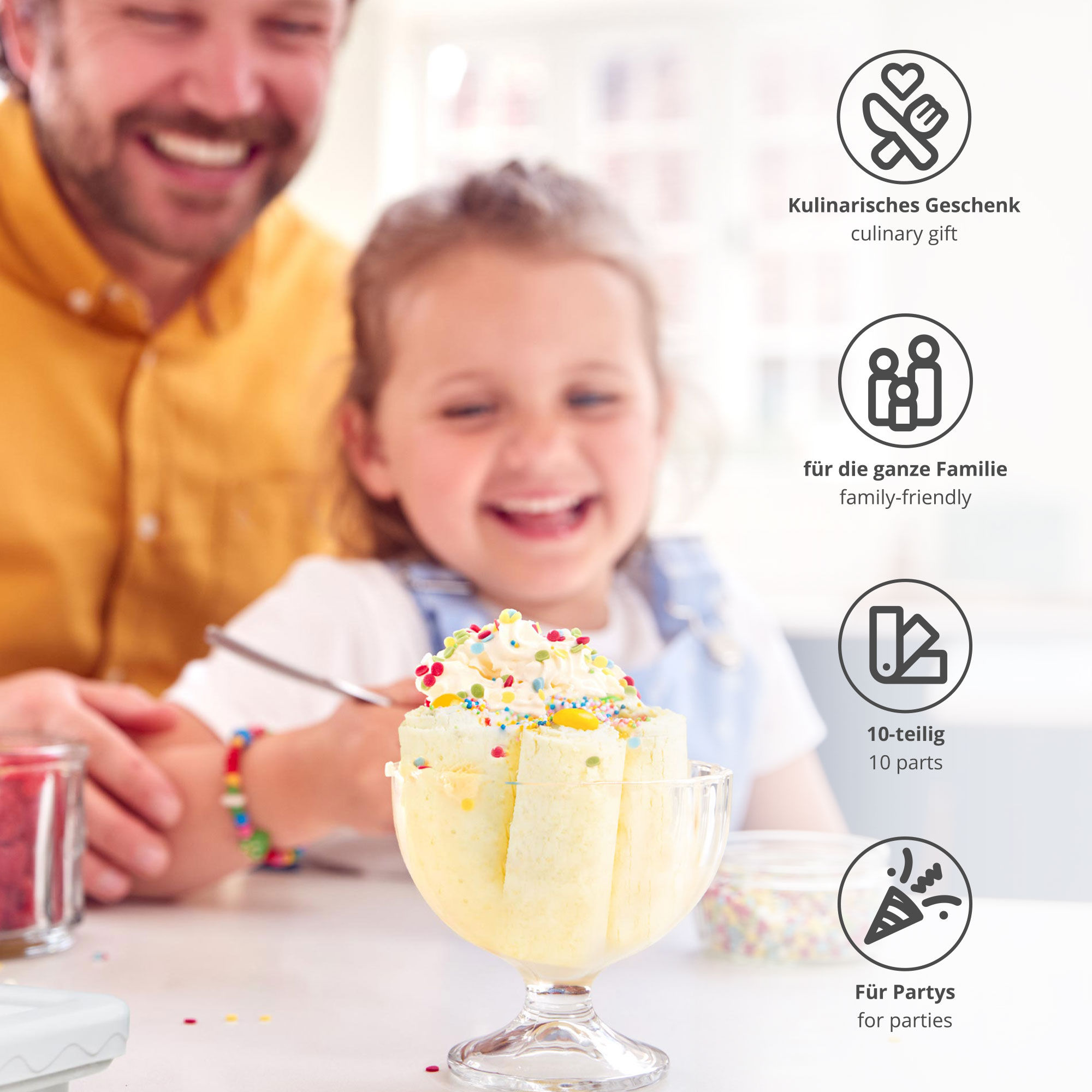 Roll Eis selber machen - Ice Rolls Maschine, Ice Rolls, Eiscreme selber machen, Geschenke für den Partner, Selbstgemachtes Eis