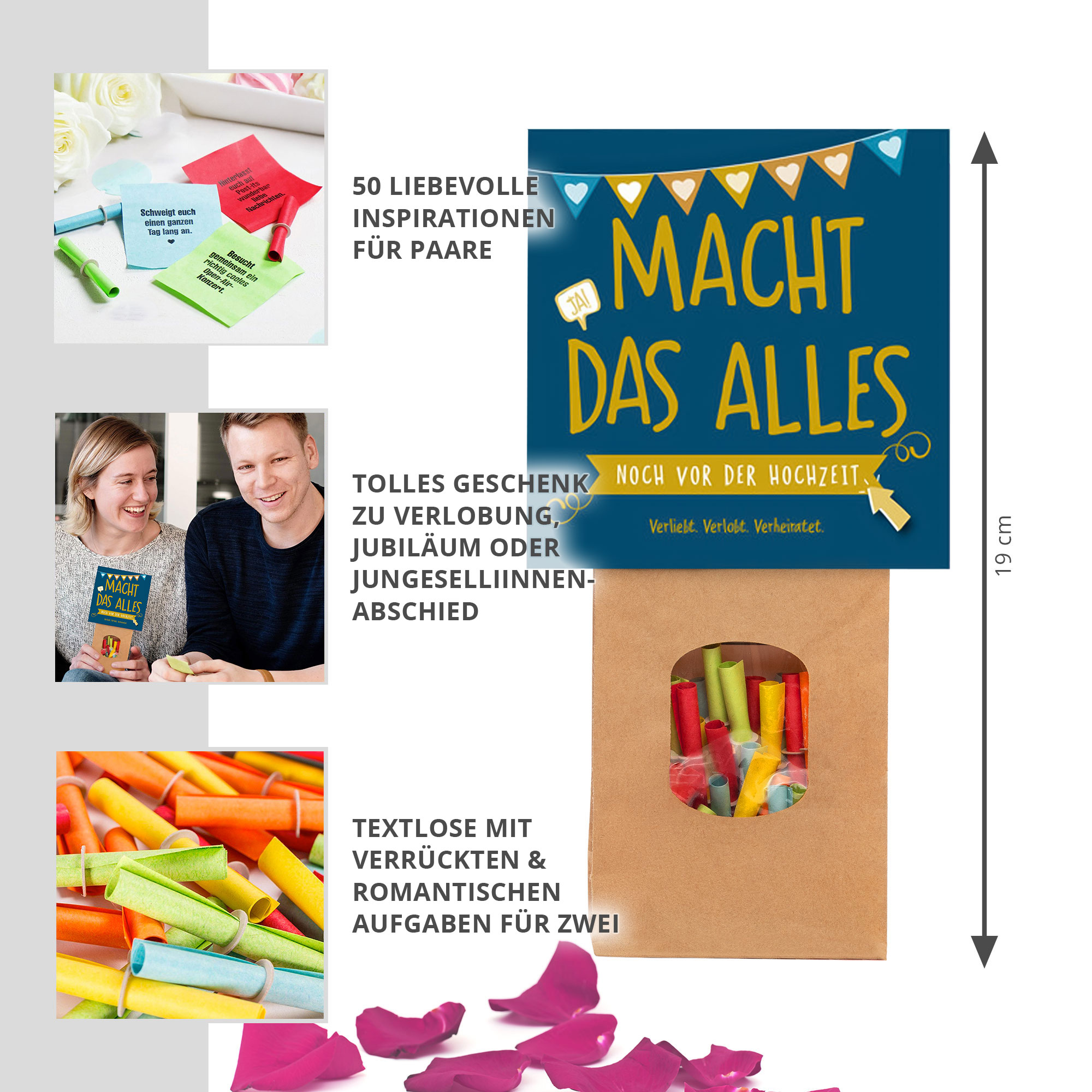 Lose Set für Brautpaare - Mach das alles vor der Hochzeit