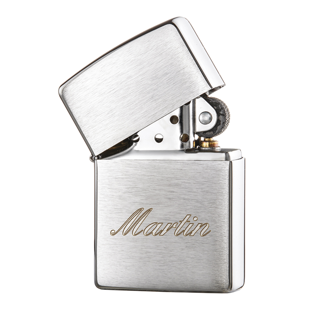 Personalisiertes Zippo Sturmfeuerzeug - Name Kursiv