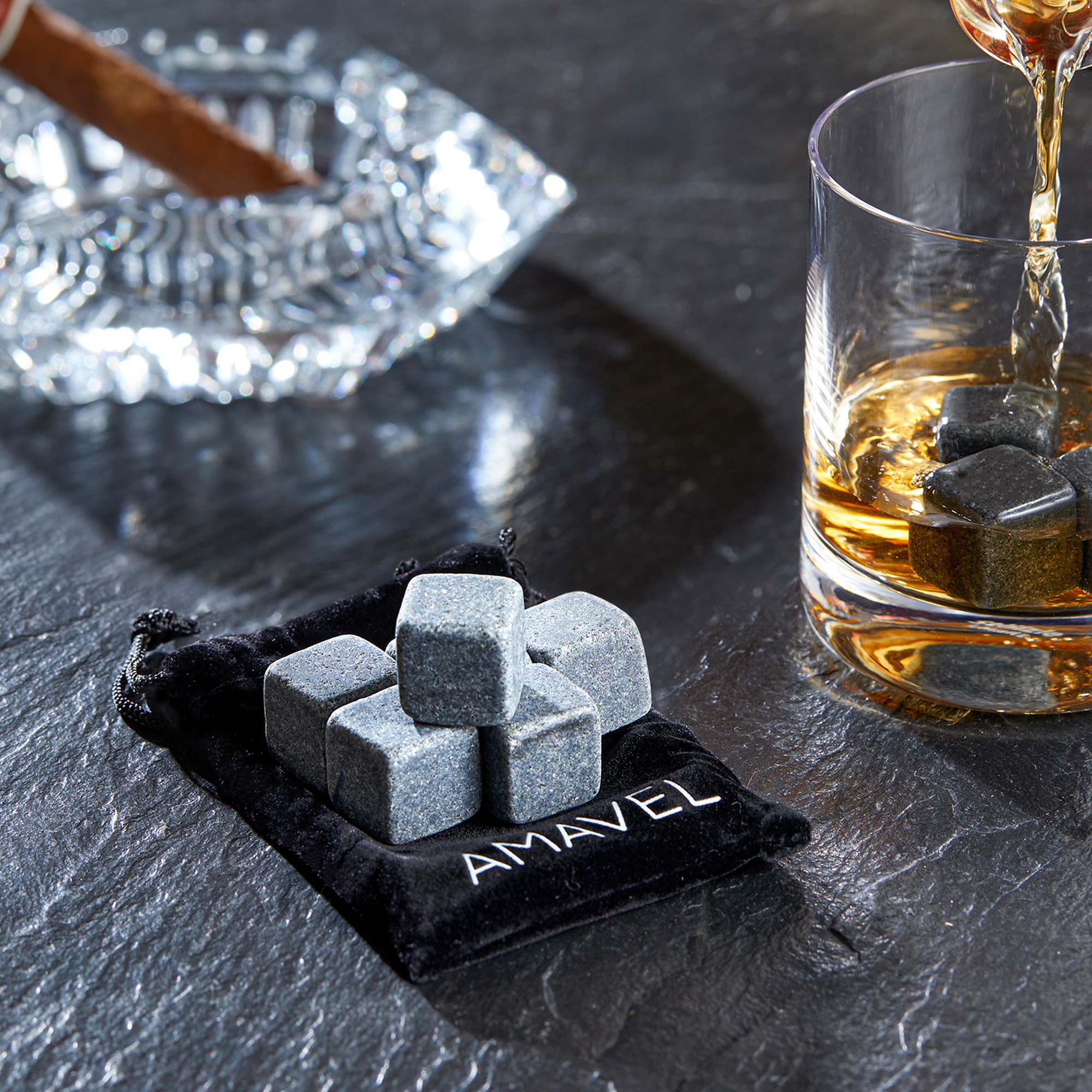 Whiskysteine - On the Rocks - Personalisiert