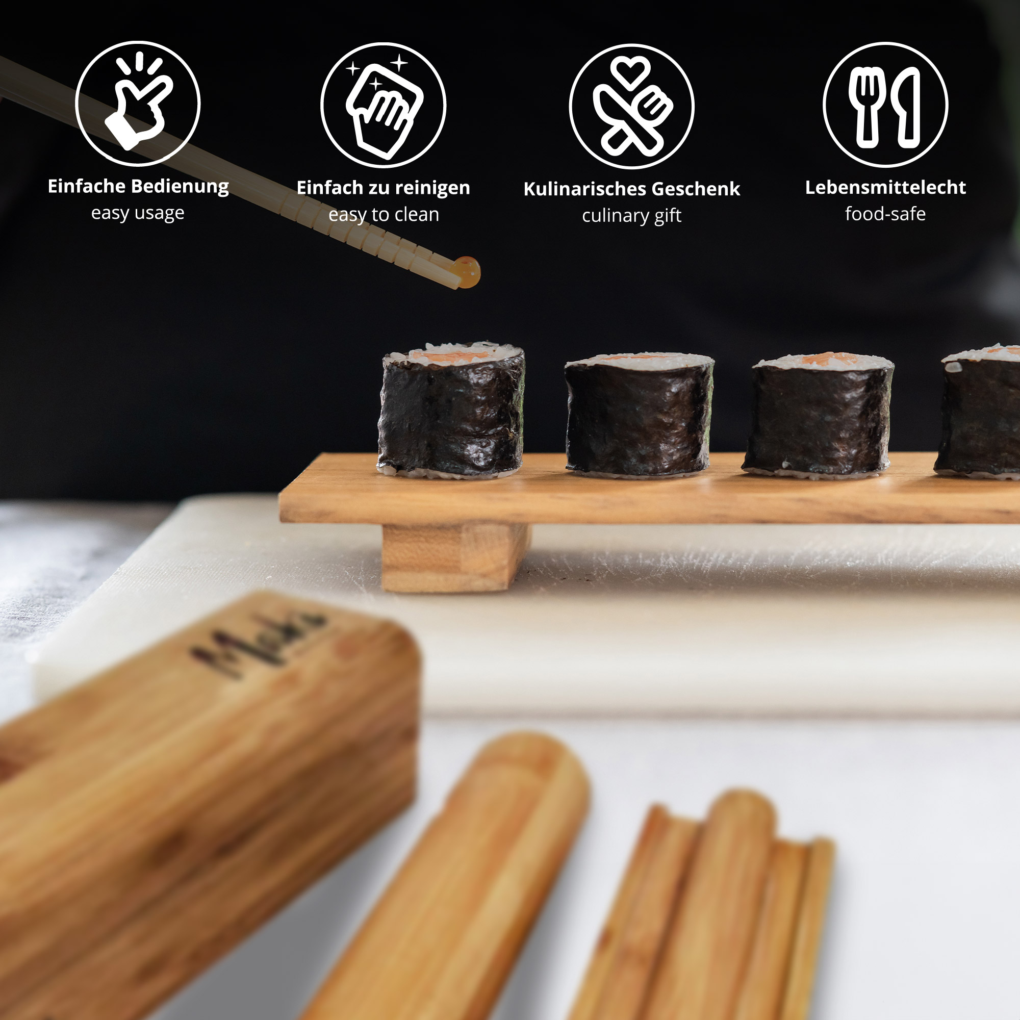 Sushi selber machen - Maki Rolls Set
