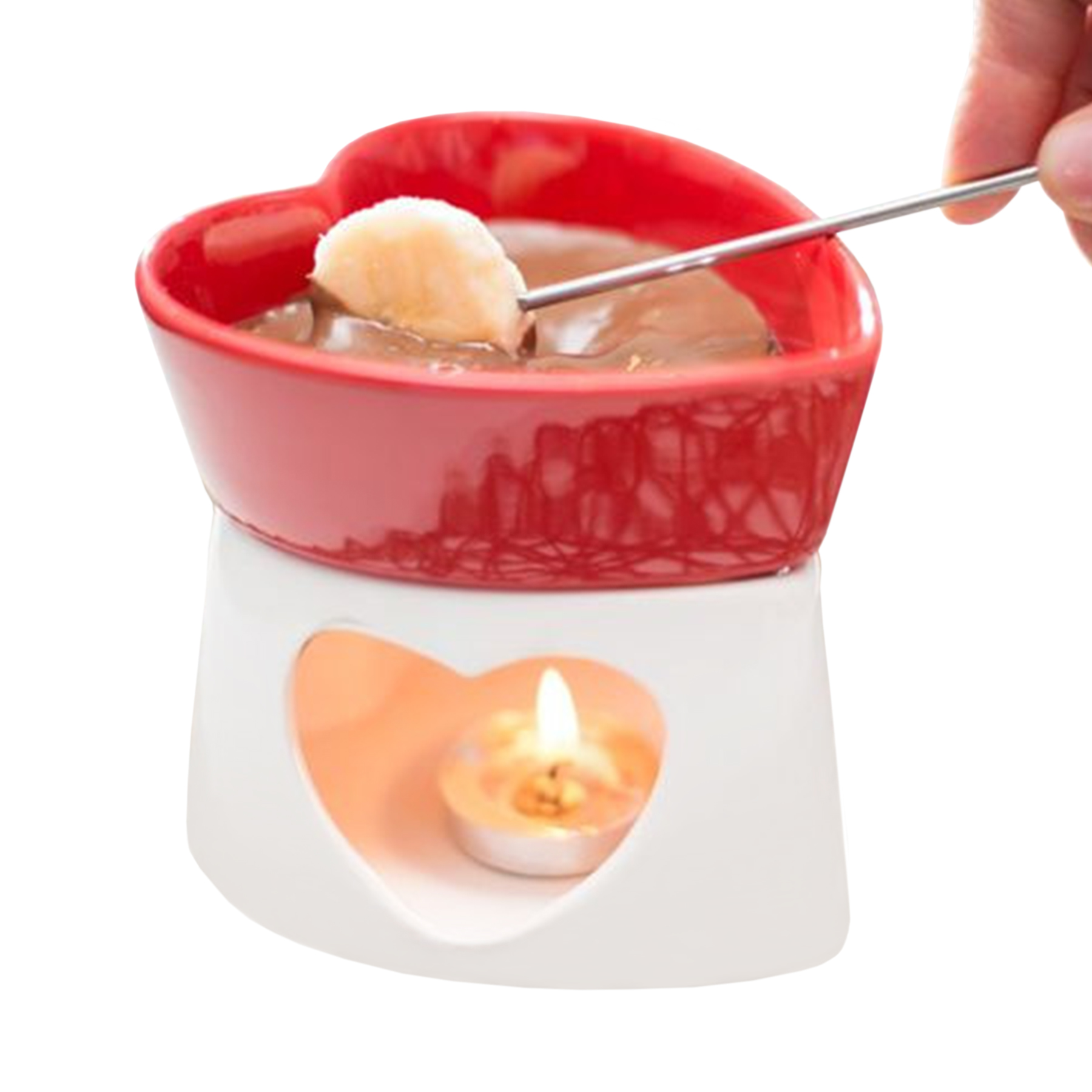 Mini-Schokofondue Set - Herz
