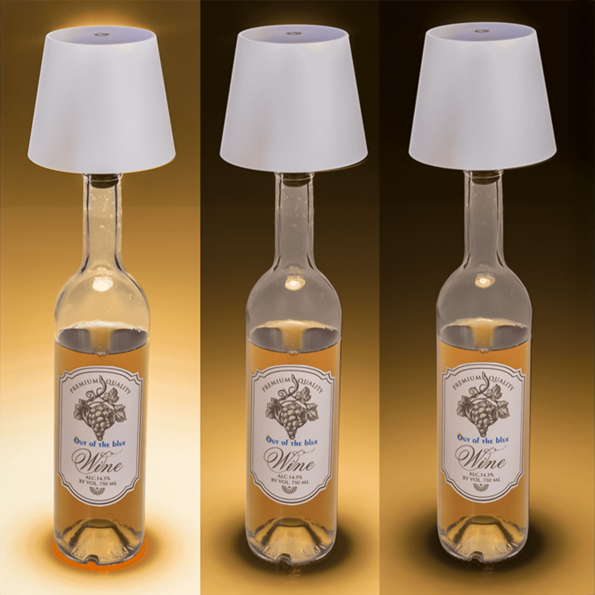 Flaschenaufsatz - LED Flaschenlampe