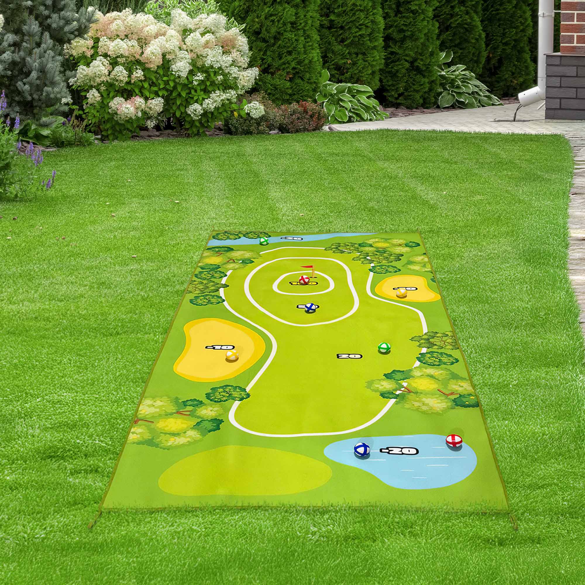 Mini Golf Set mit Teppich