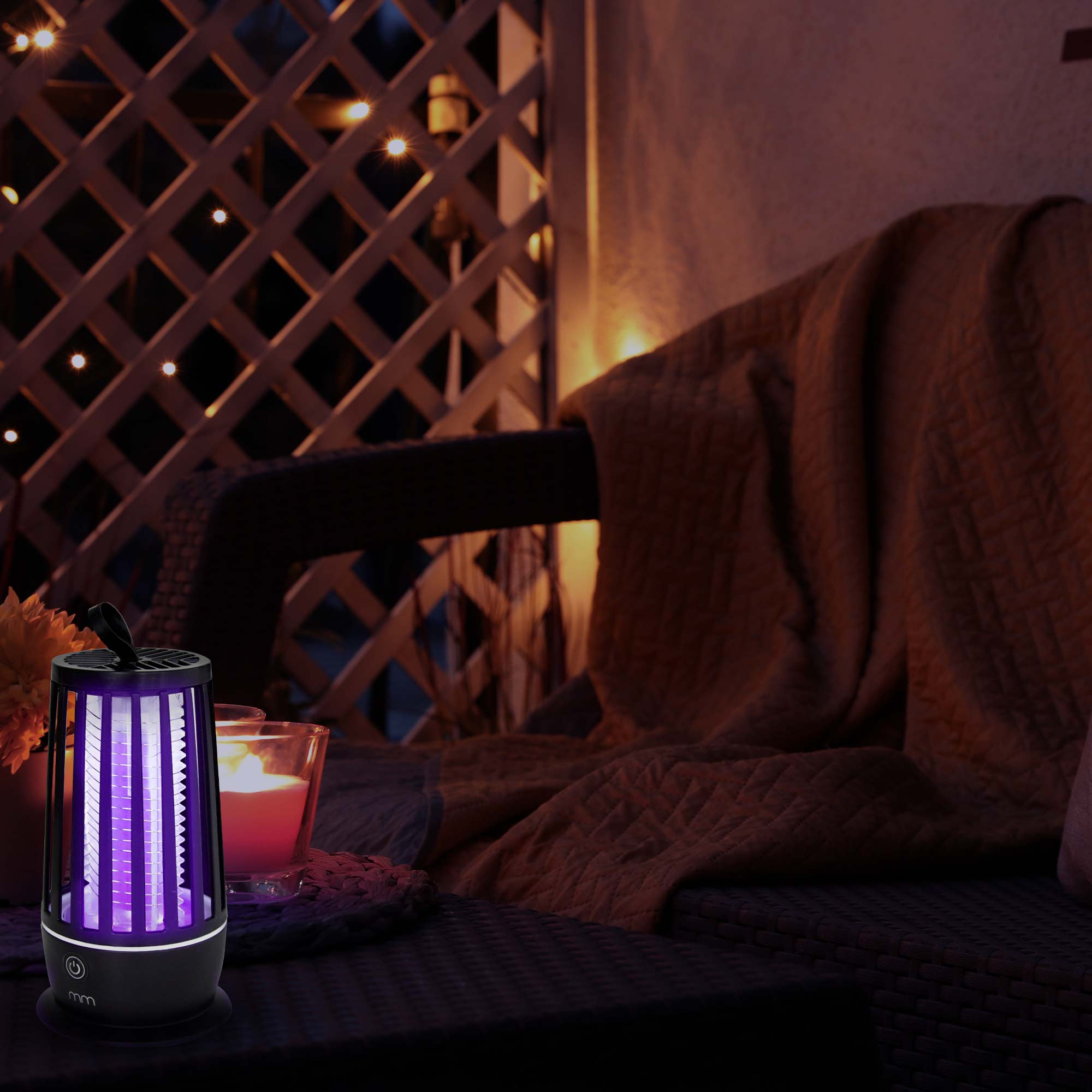2in1 Camping Lampe - kompakte Mückenfalle